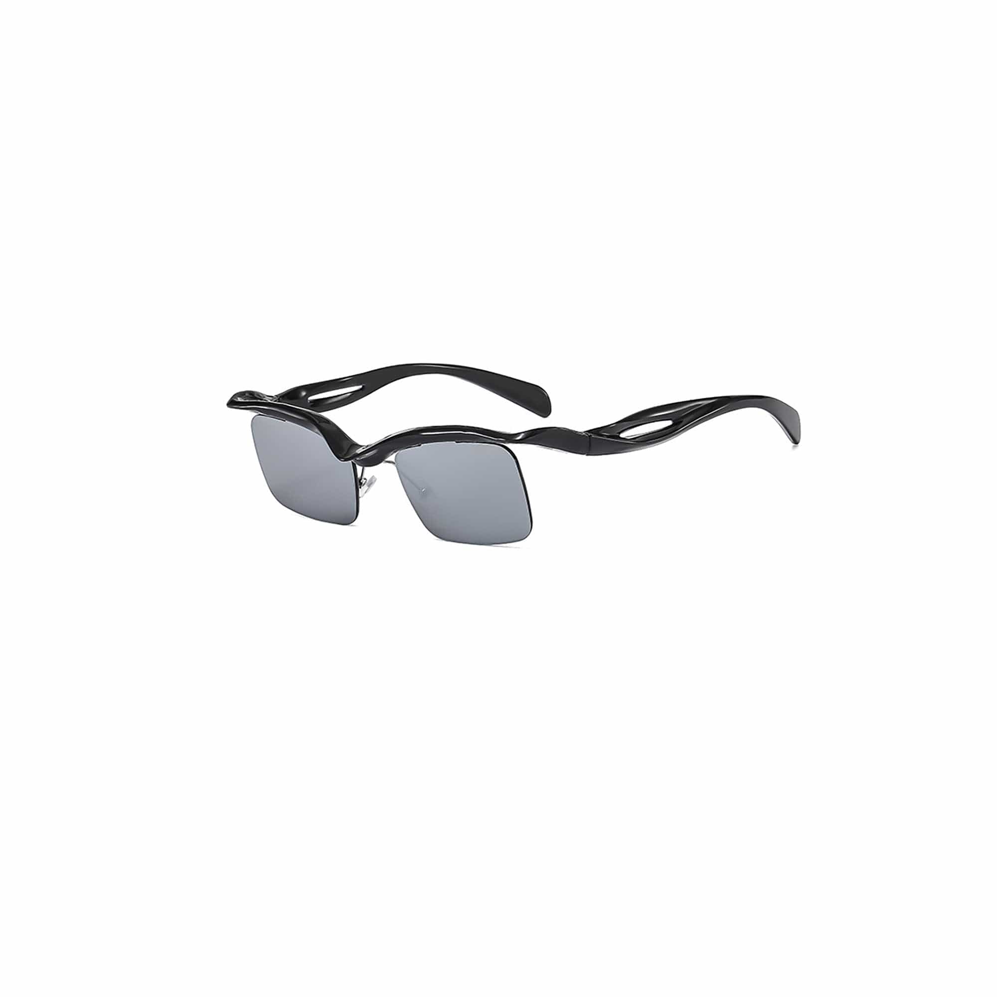 Streamlined Half-Rim Tint Sunglasses - view 3