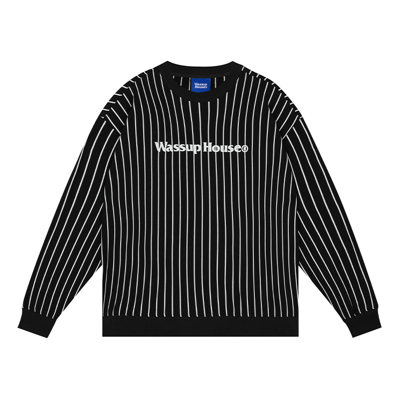 Classic Stripes Basic Logo Sweatshirt - chiclara