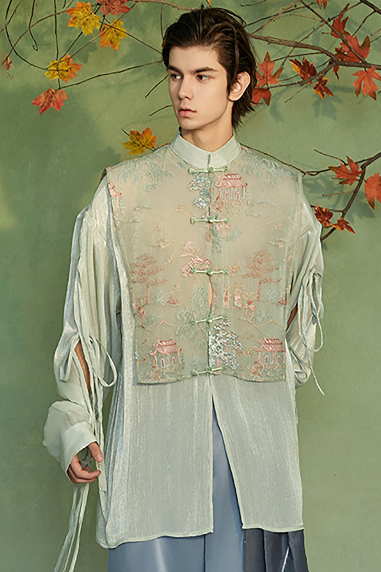 Embroidered Hanfu Vest