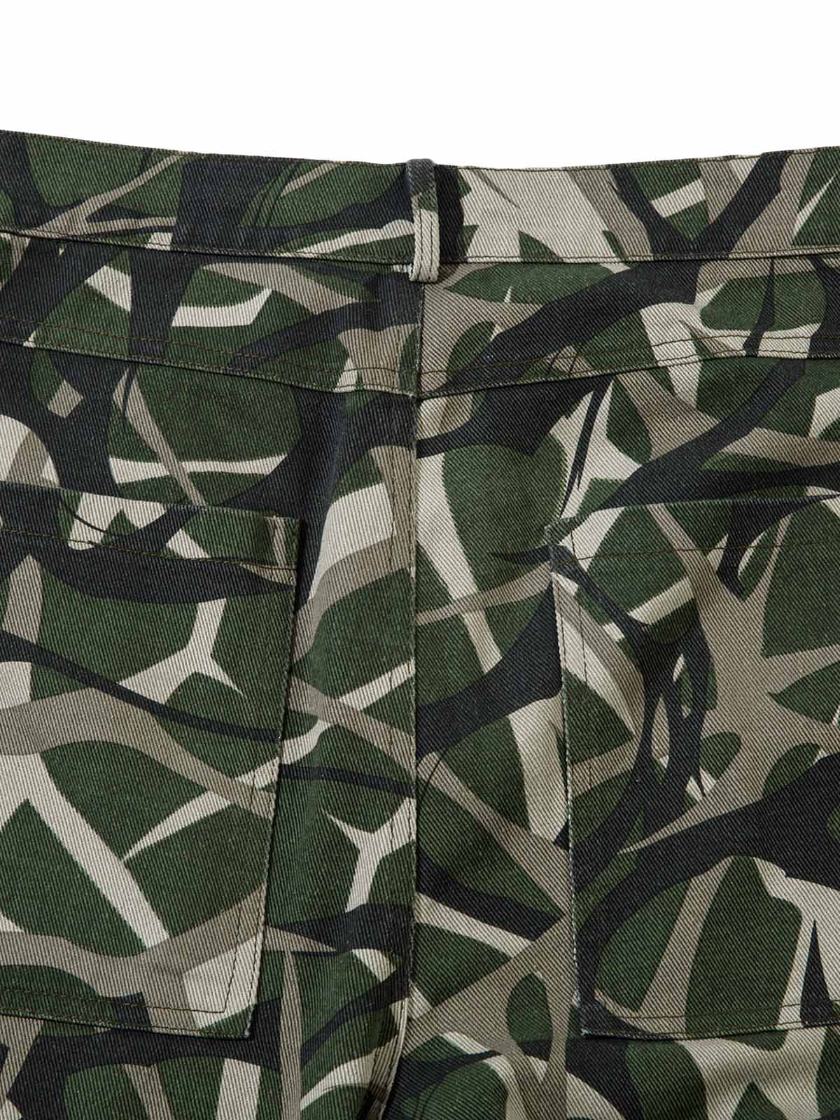 Camo Layered Hoodie Track Set