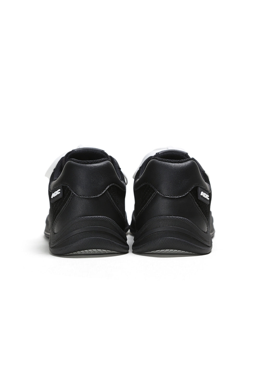 Solar-Applique Leather Court Sneakers - View 7