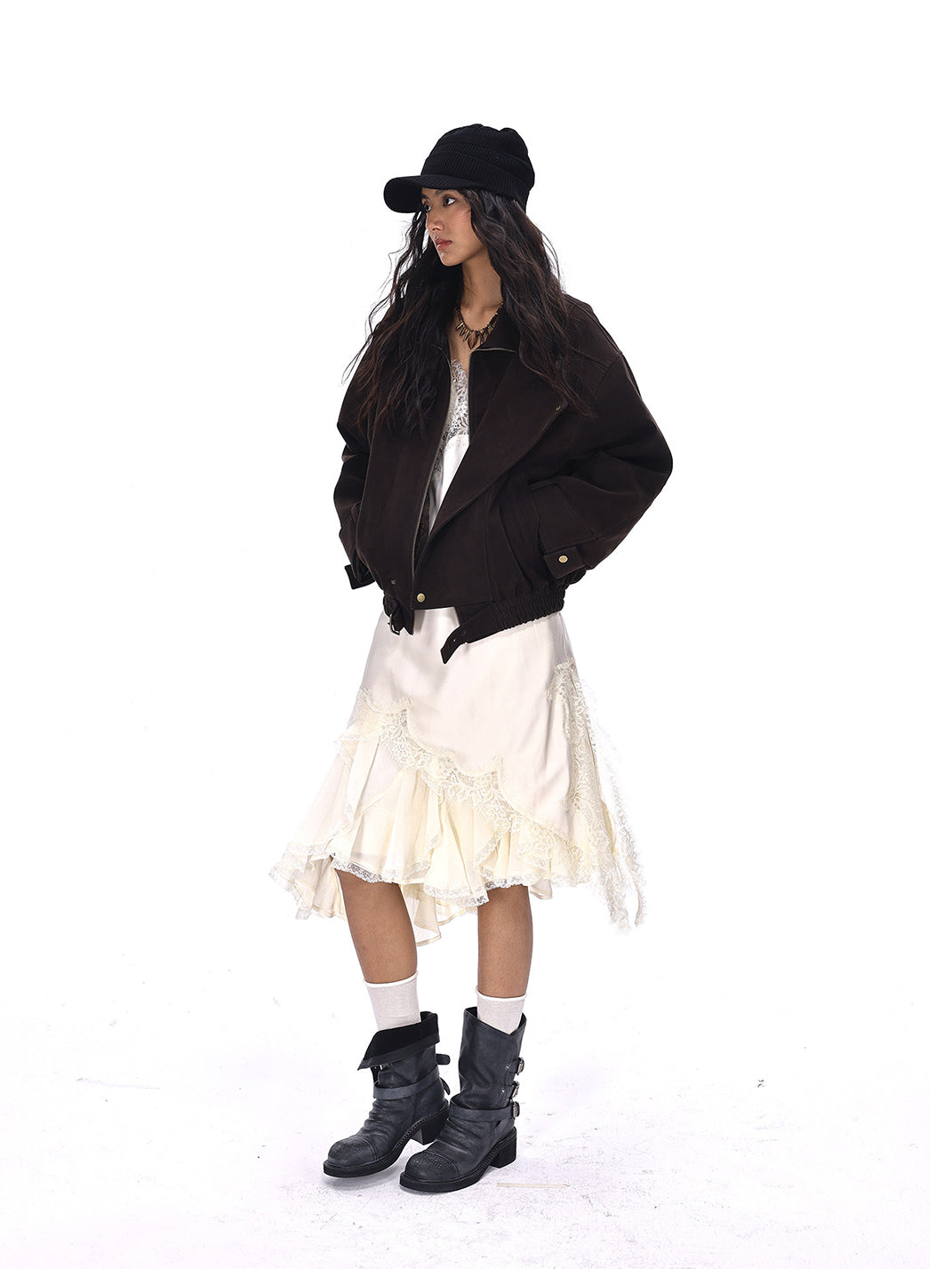 Distressed Triple-Buckle Ankle Boots - View 7