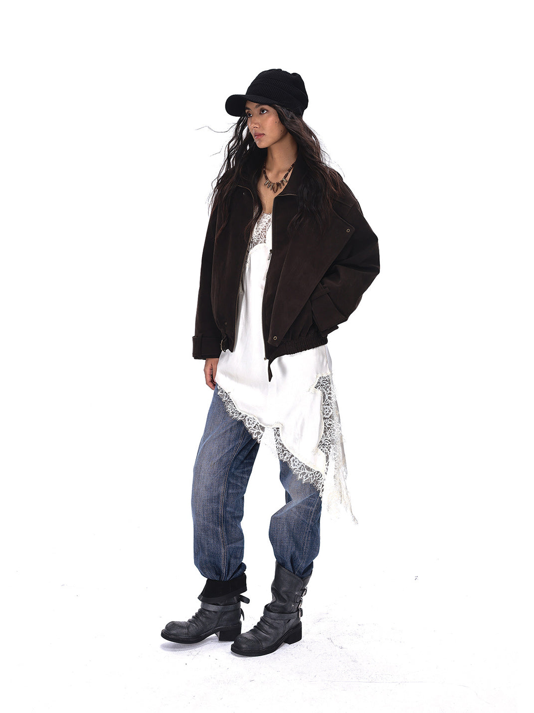 Distressed Triple-Buckle Ankle Boots - View 8