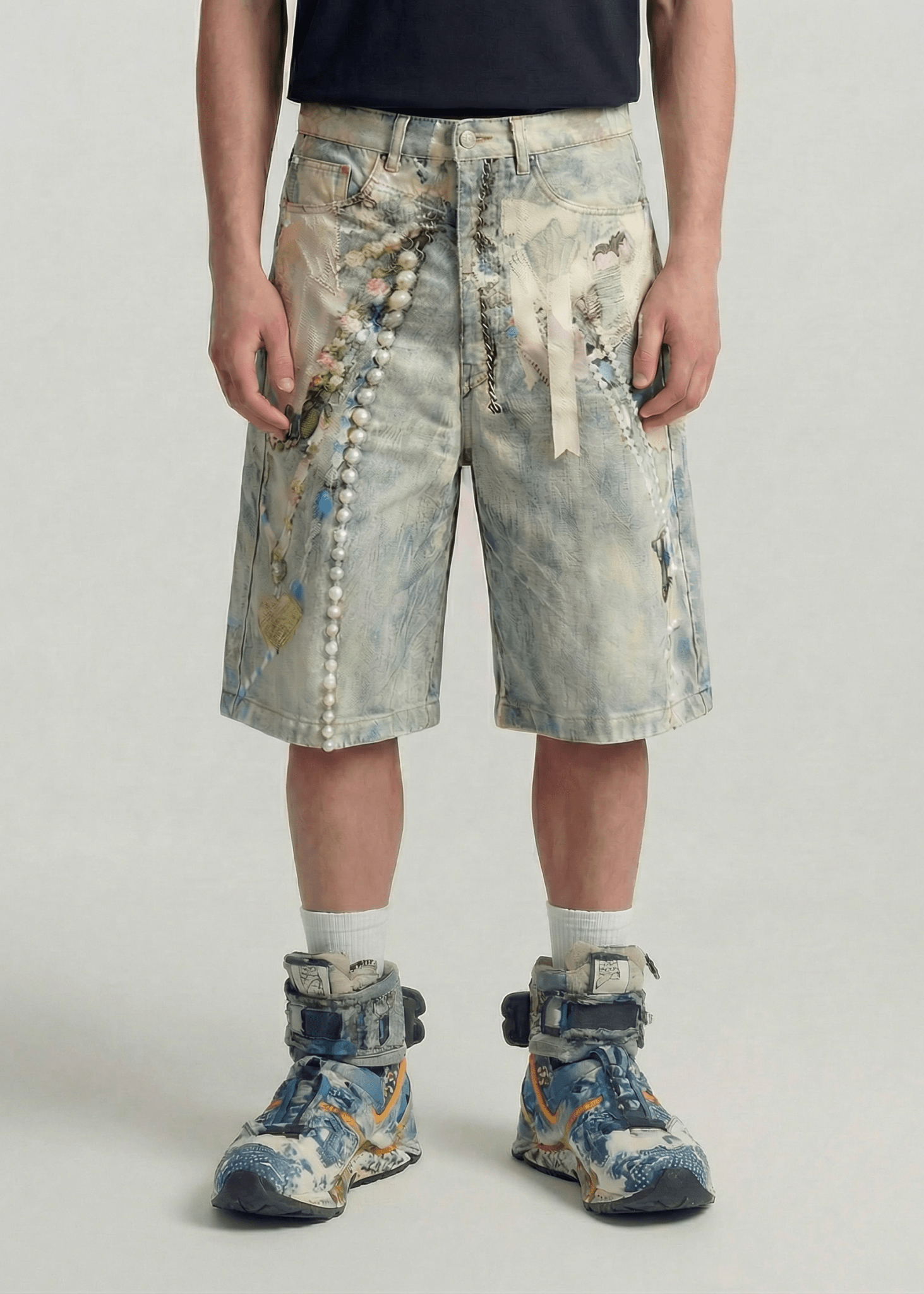 Crane Drift Denim Jorts