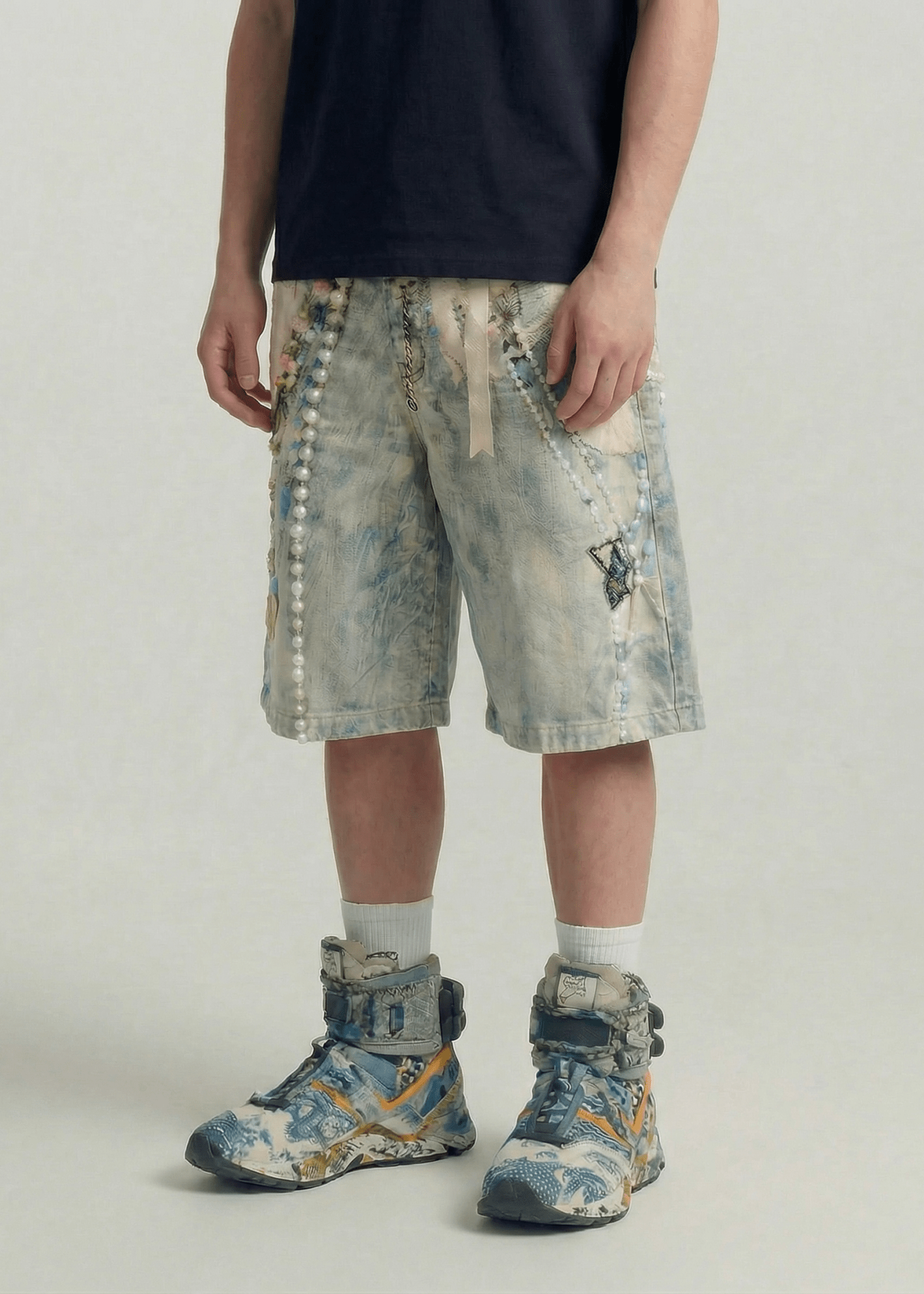 Crane Drift Denim Jorts