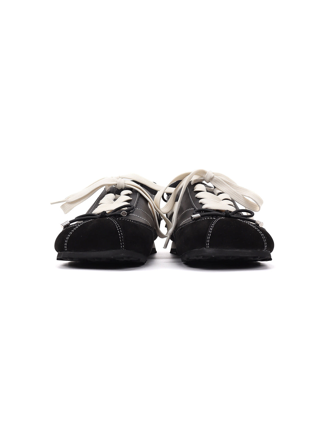 Square-Toe Leather Sport Ballet Flats - View 7