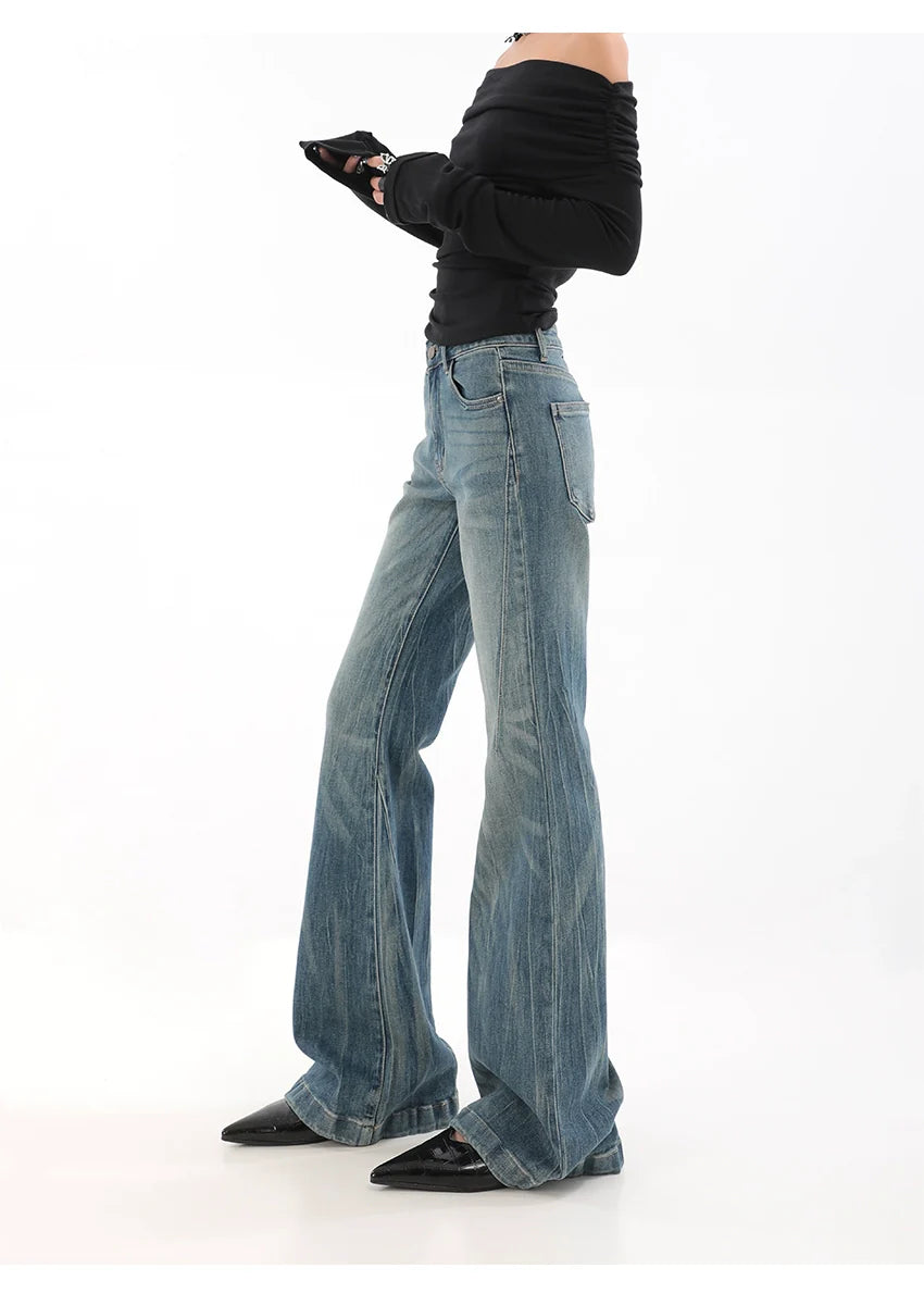 Light Wash Bell Bottom Flare Jeans