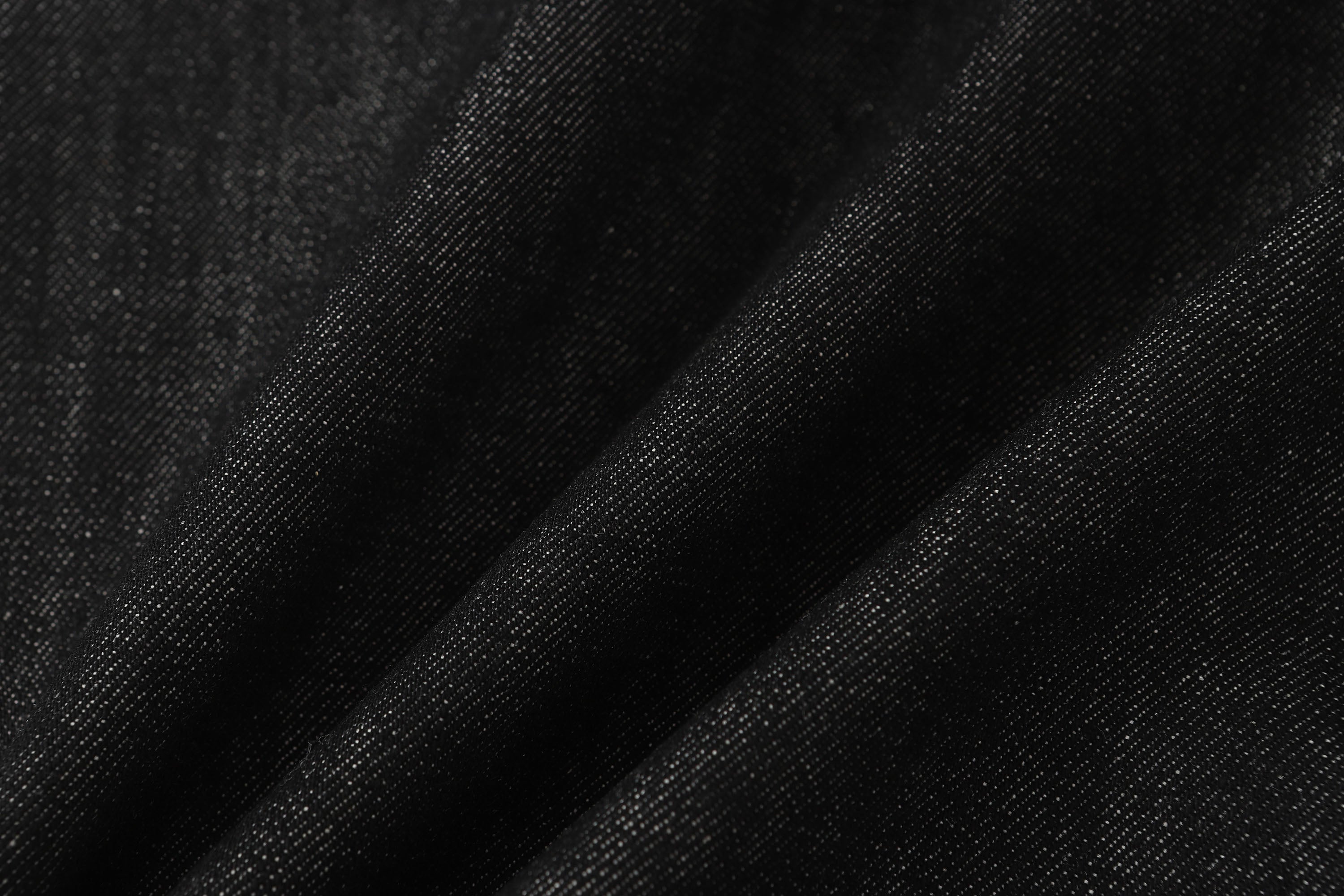 Black Rhinestone Embellished Wide-Leg Jeans