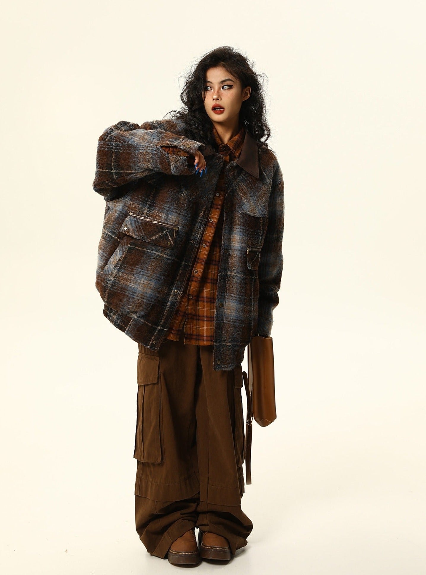 Plaid Wool Shirt Jacket/Shacket