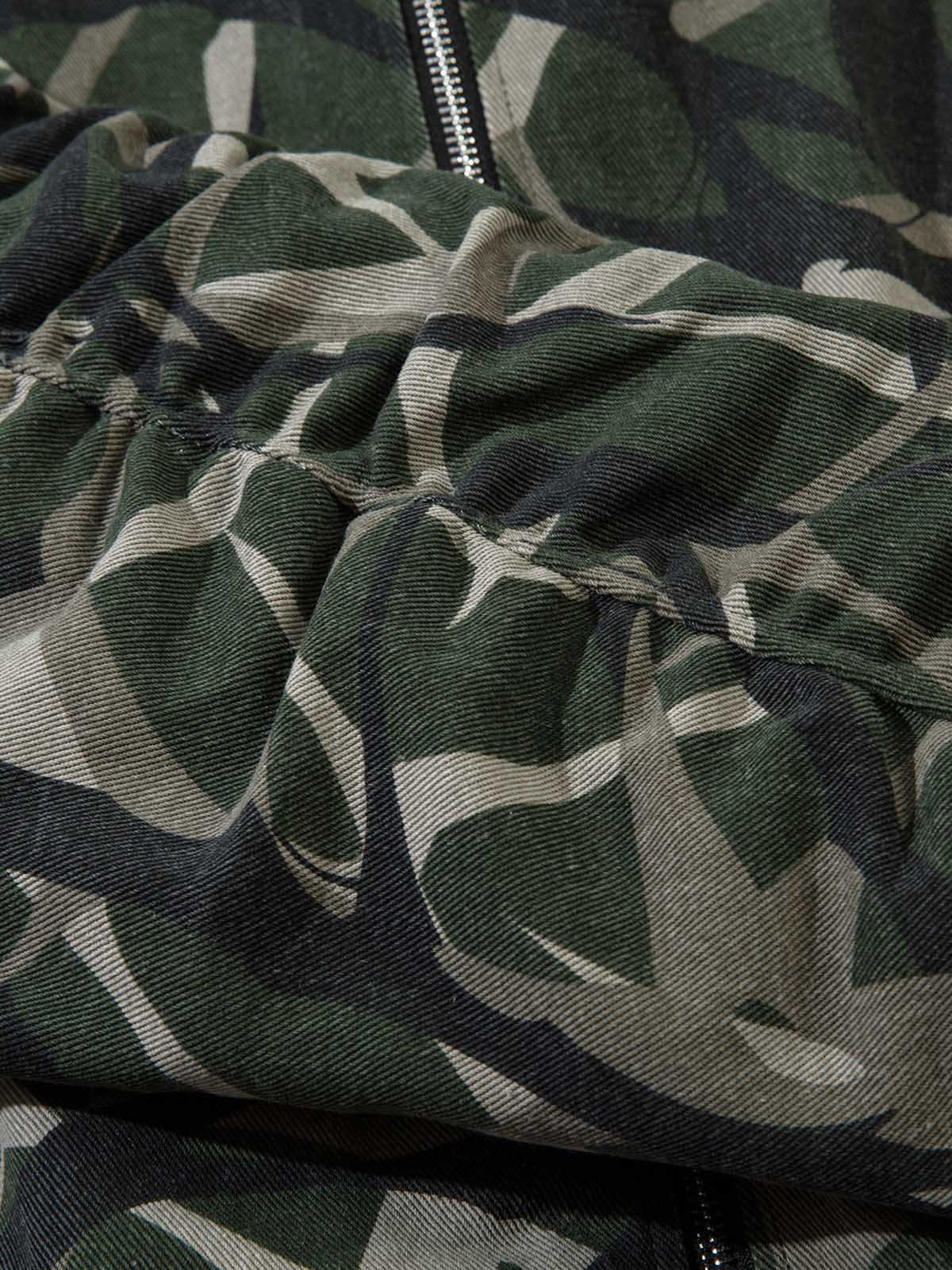 Camo Layered Hoodie Track Set