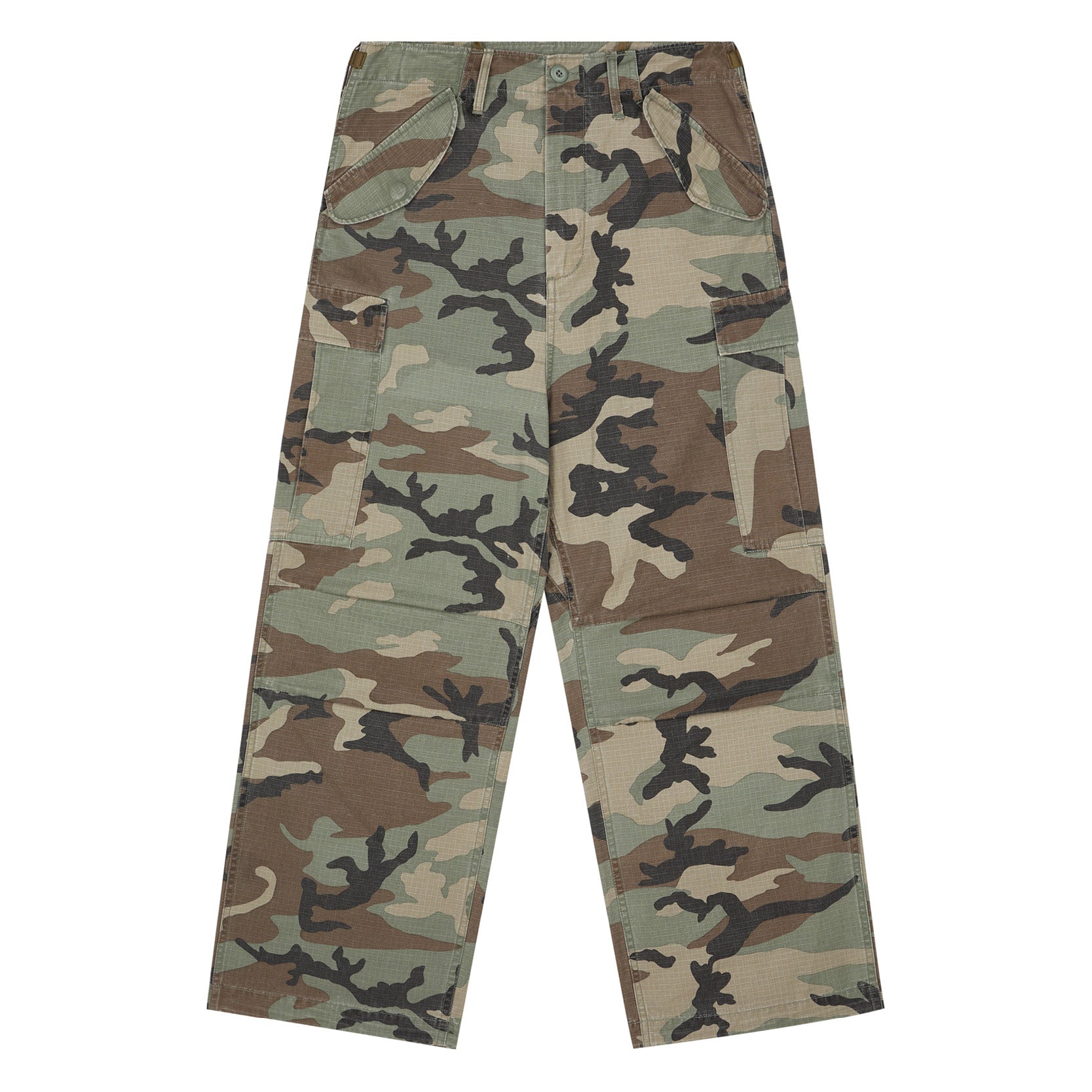 Rugged Camouflage Old M51 Work Pants - chiclara