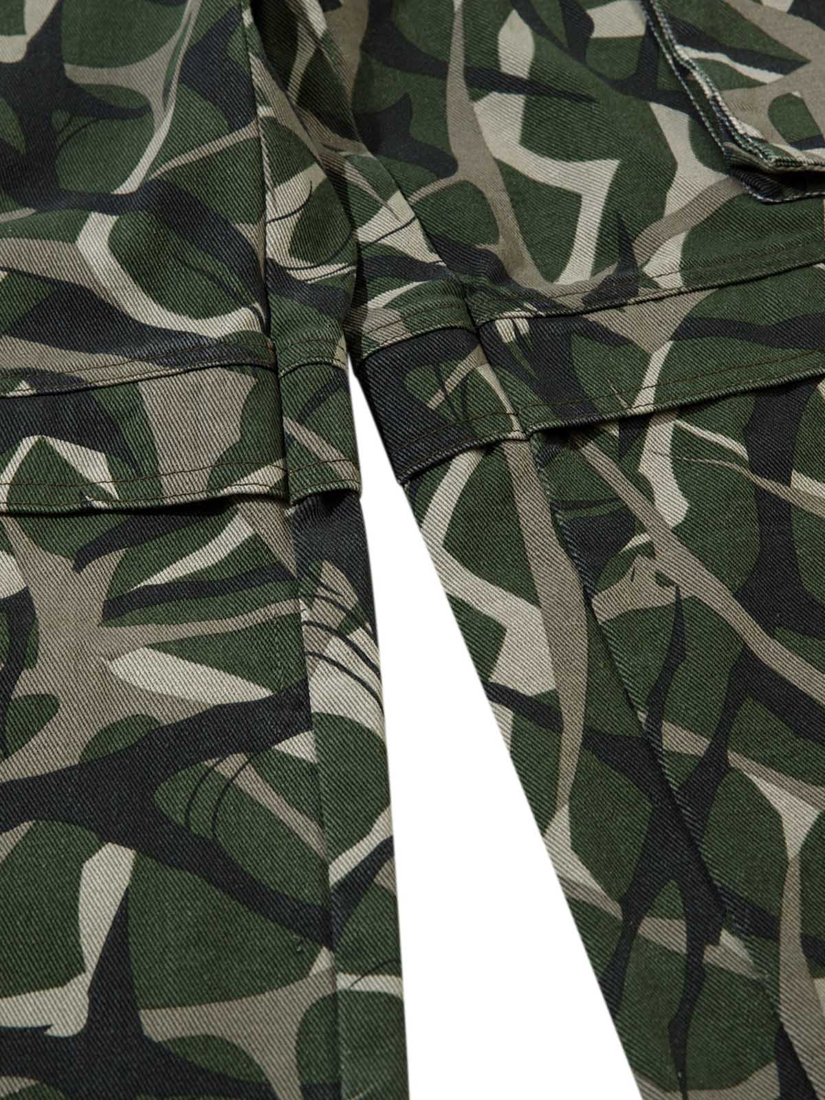 Camo Layered Hoodie Track Set