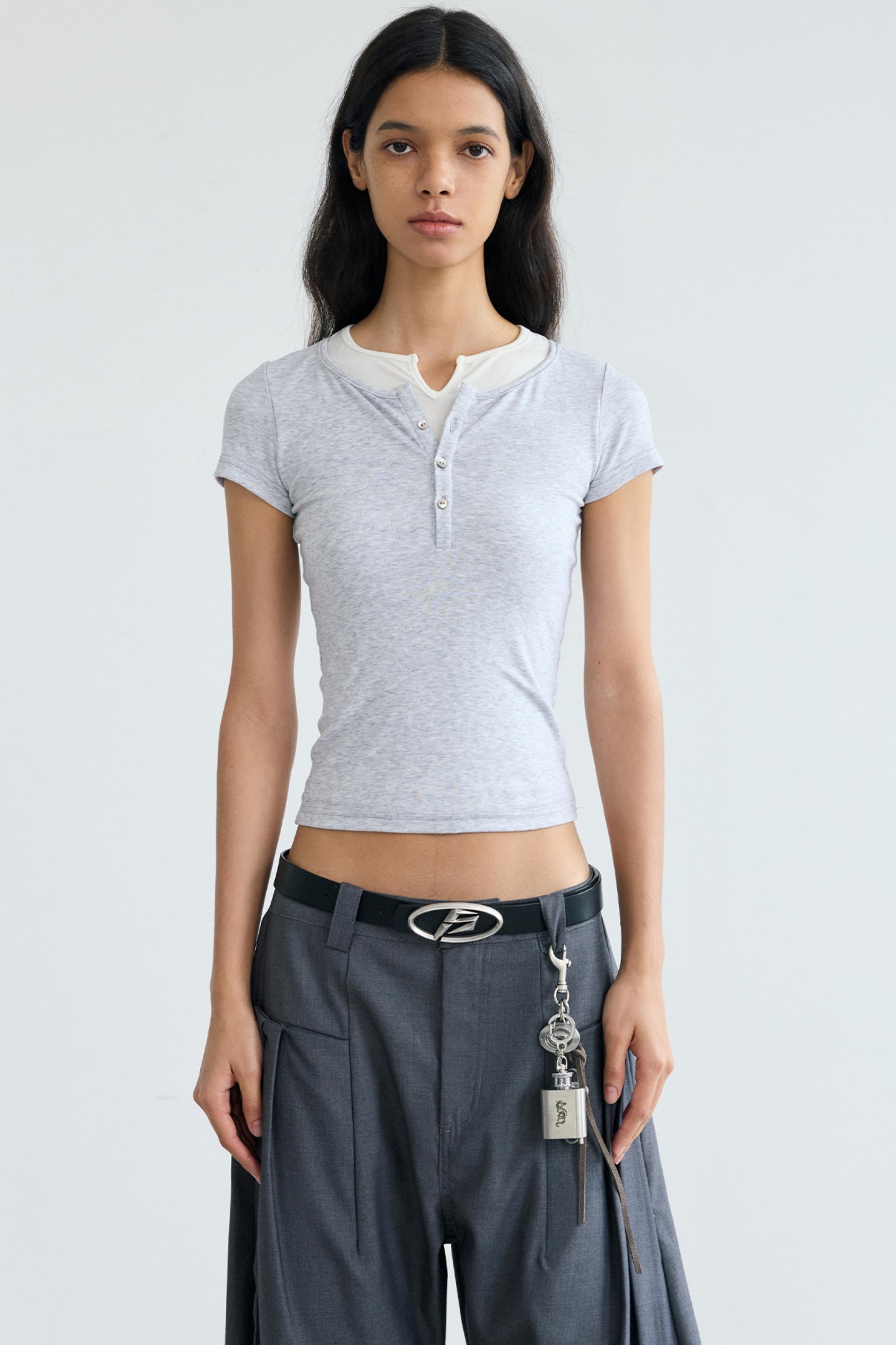 Men's Slim Layered Tee