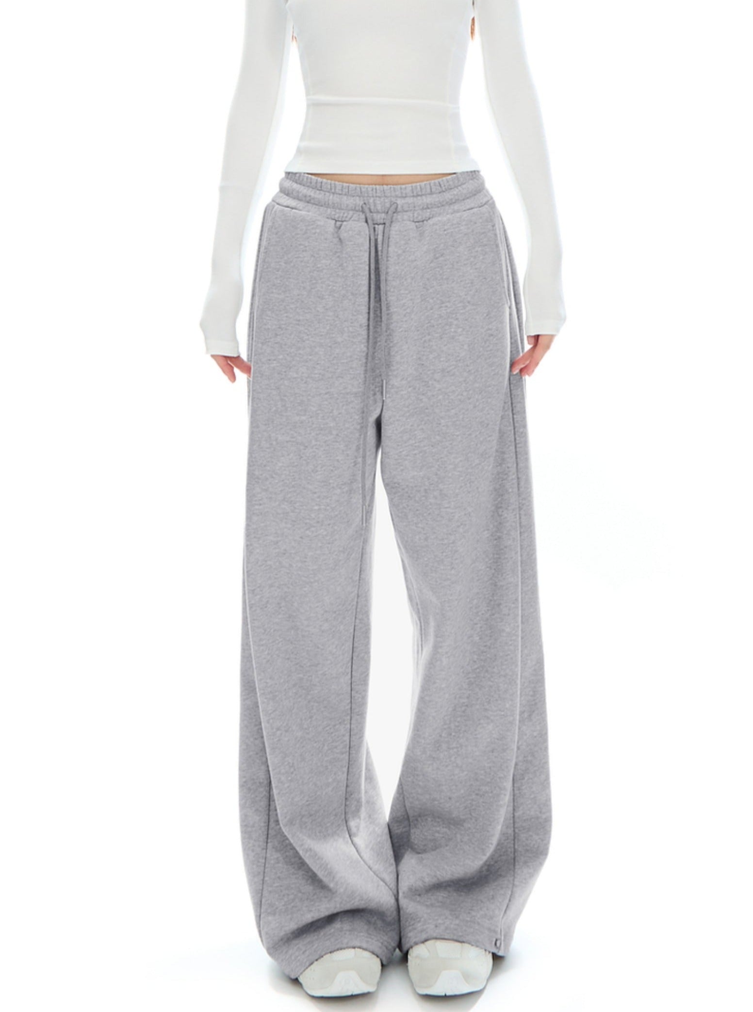 Relaxed Wide-Leg Sweatpants