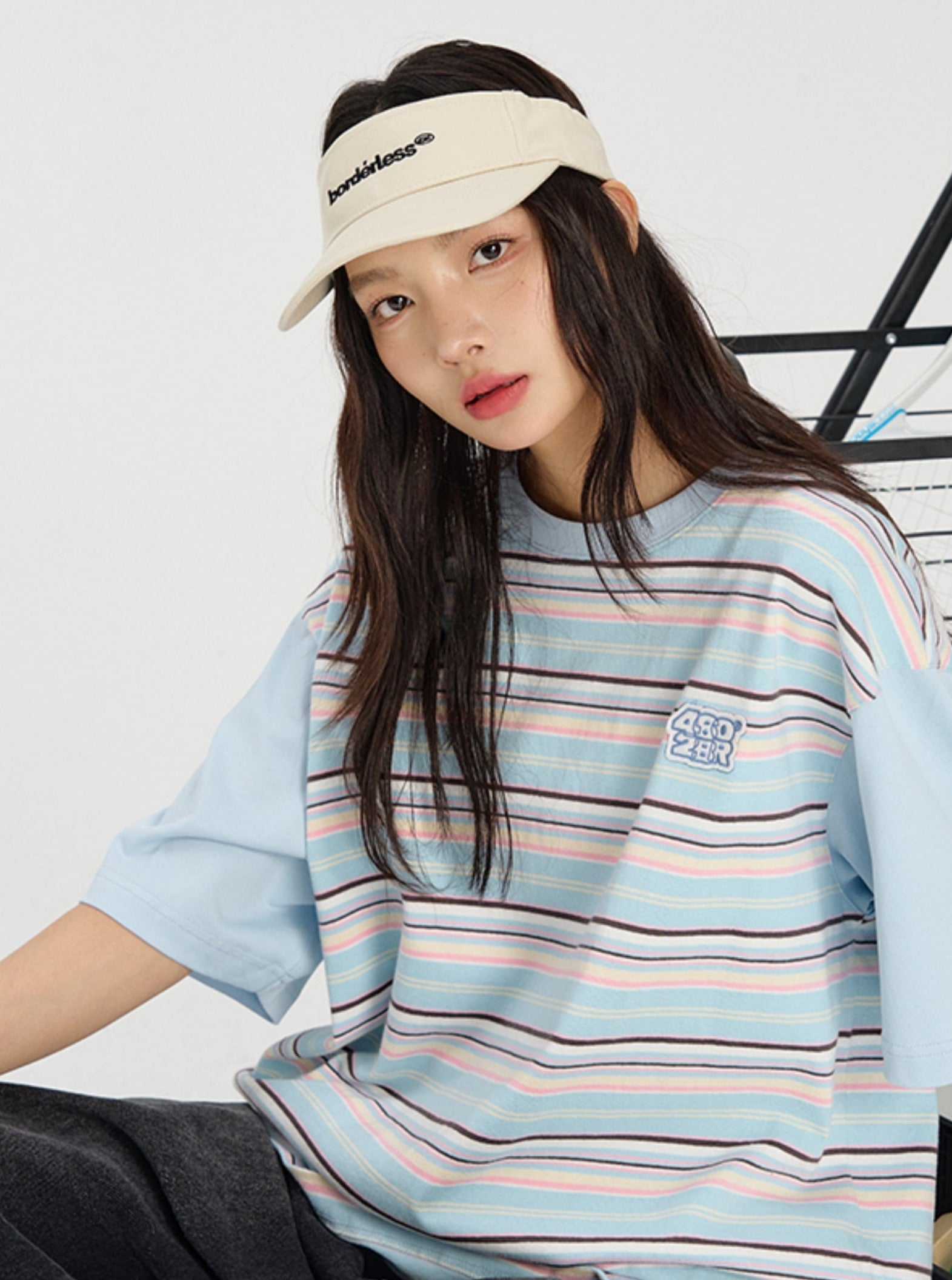 Relaxed Fit Dropped Shoulder Tee - chiclara