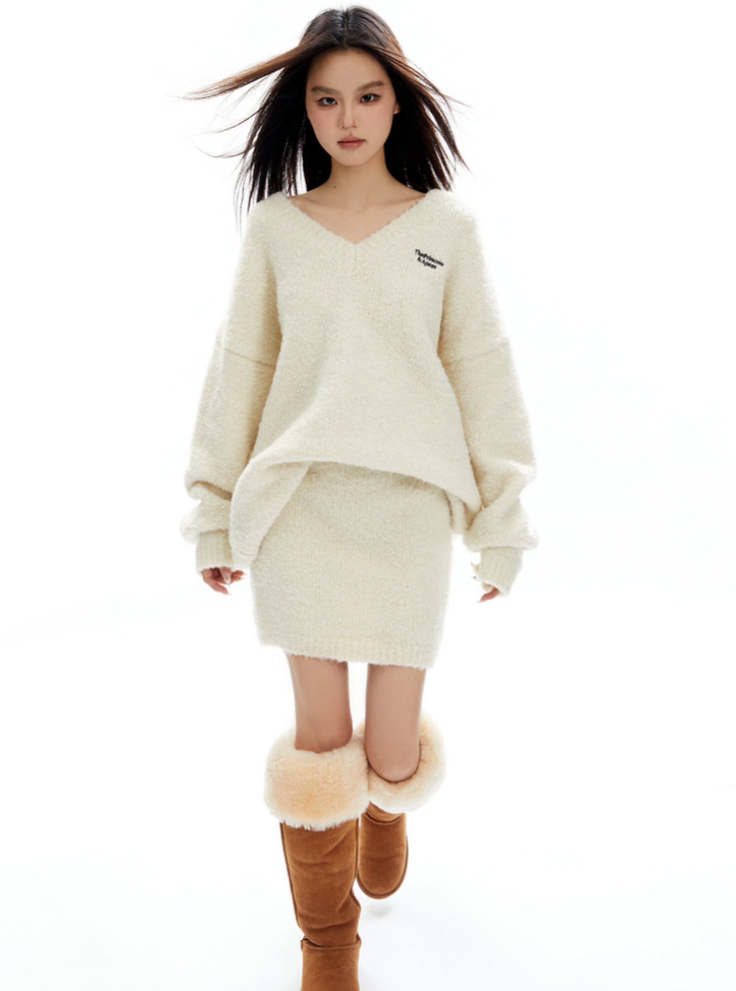 Caramel Cloud Cozy Knit Set