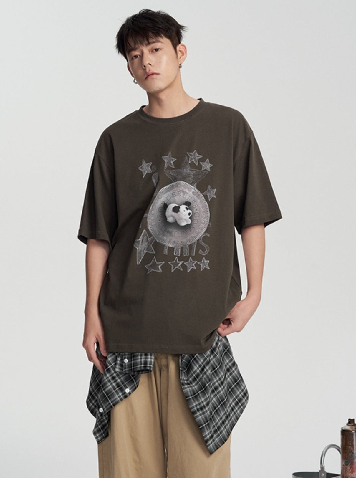 Loose Fit Summer Hip-Hop Puppy Tee - chiclara