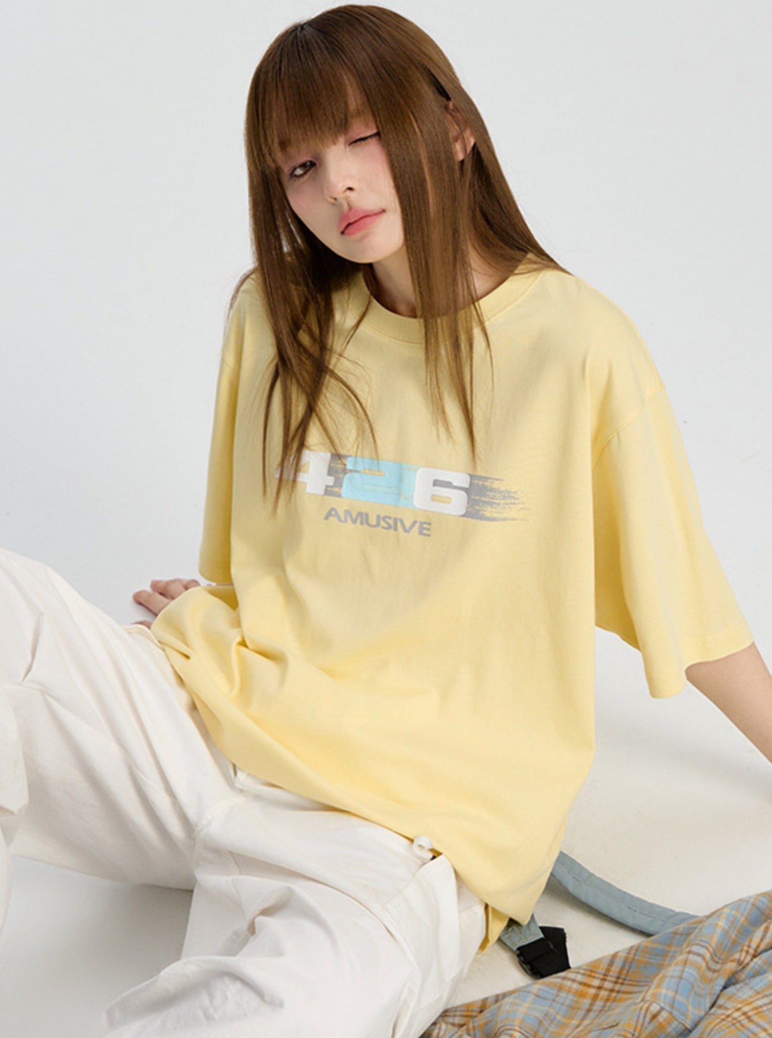 Hip Hop Bow T-Shirt in National Tide Fashion - chiclara