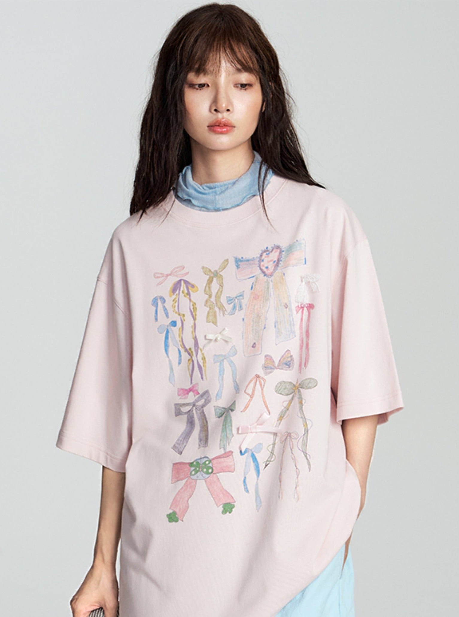 Charming Bow Graphic Tee - chiclara