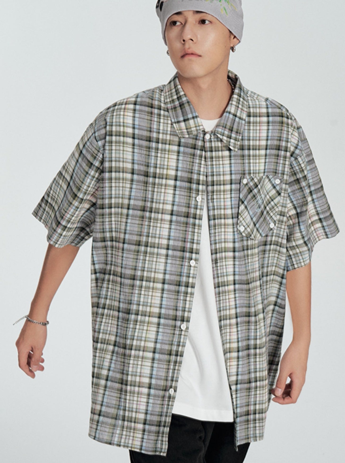 Hip-Hop Shirt with Detachable Pocket - chiclara