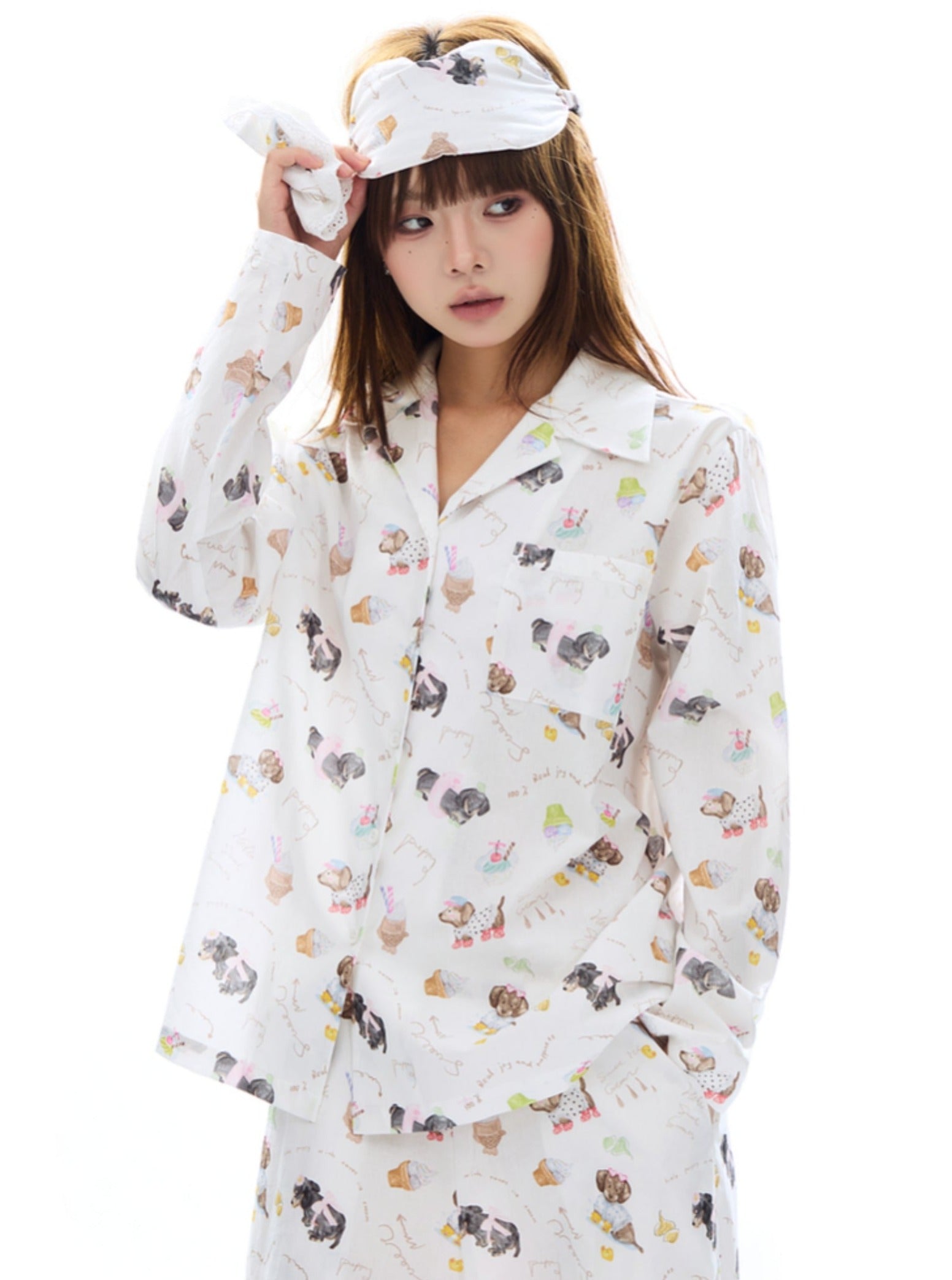 Sleepy Bear Puppy Pajamas Set