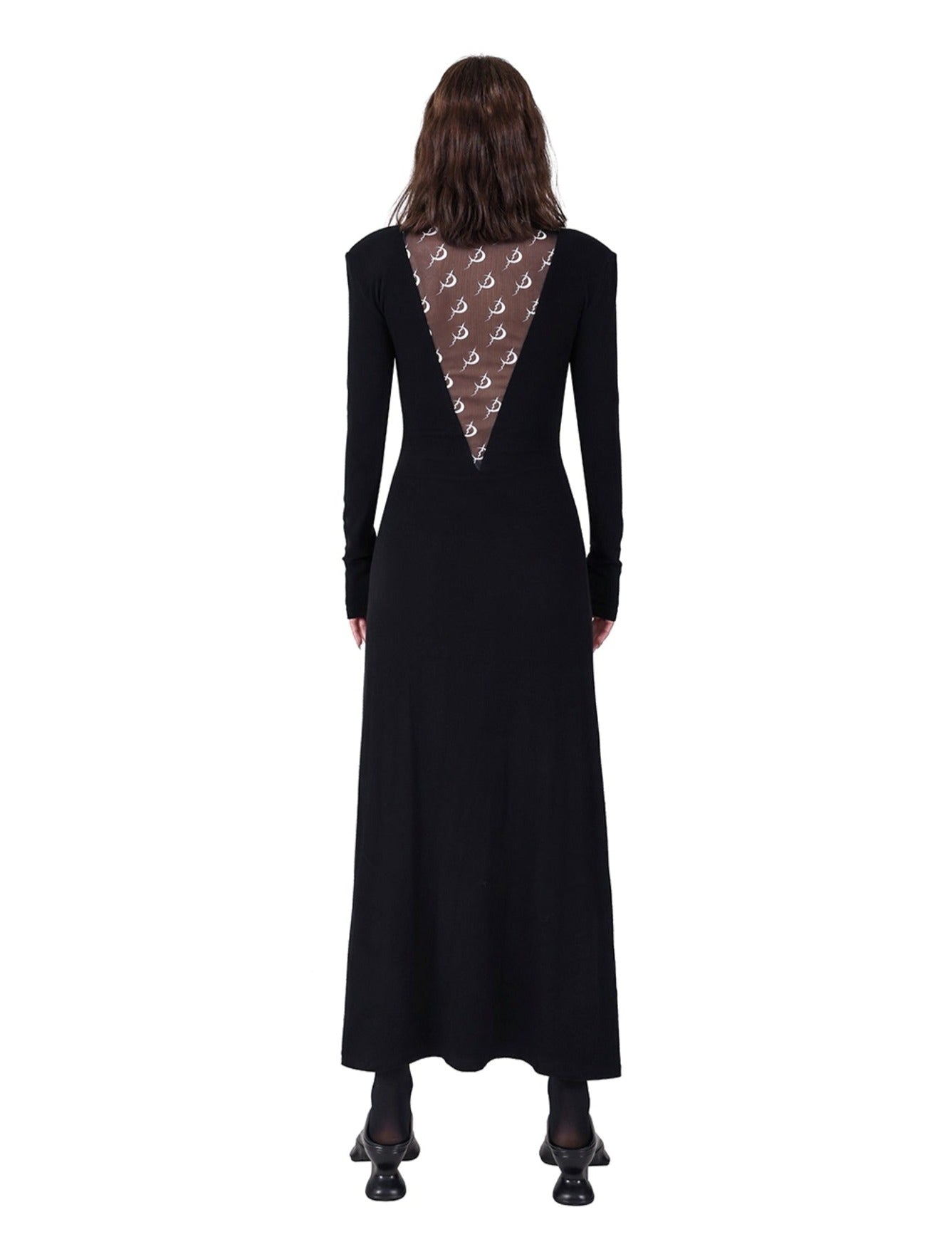 PINKSPINK Gothic Moon Maxi Dress - Black