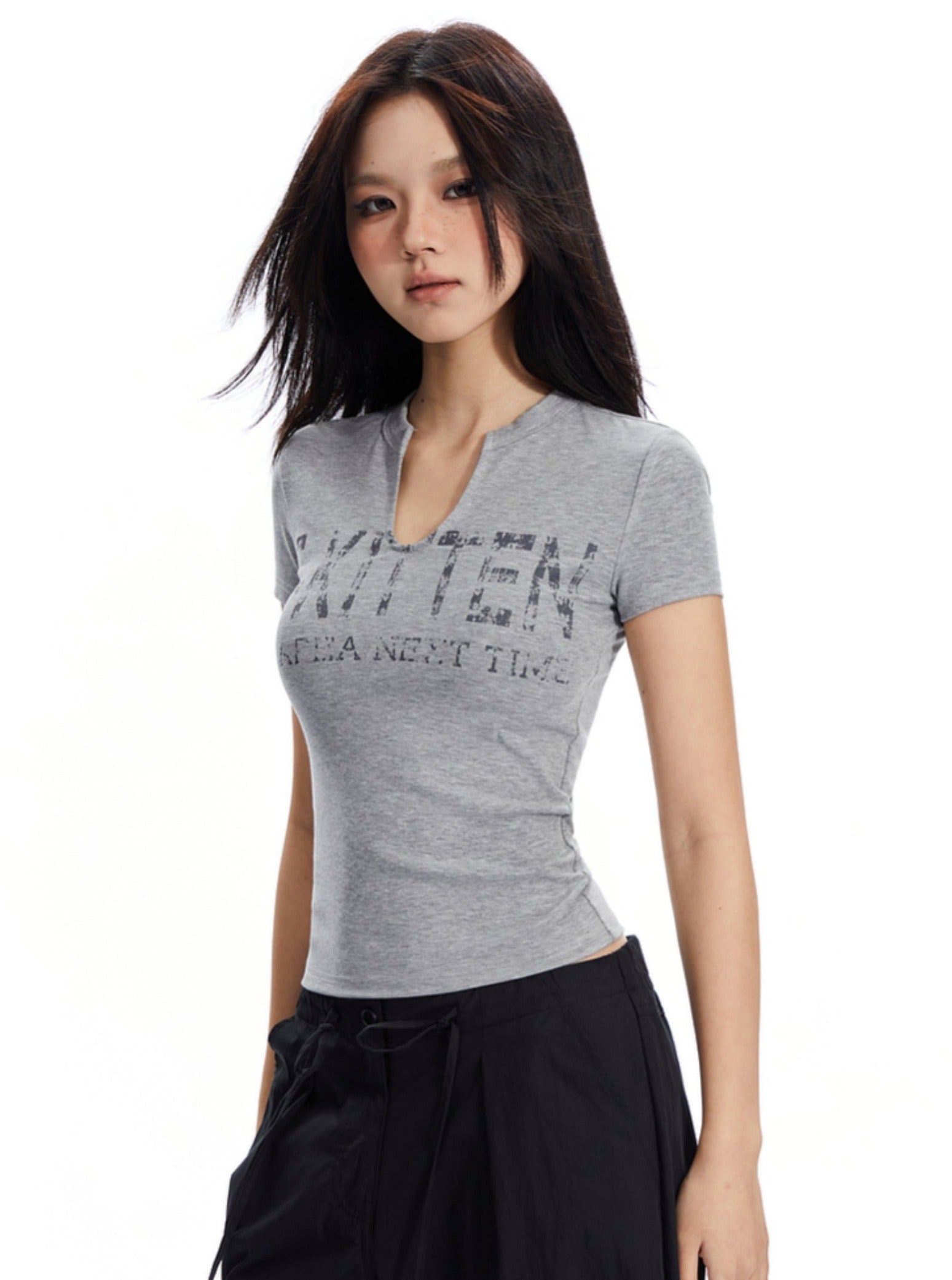 Urban Edge Split-Neck Tee