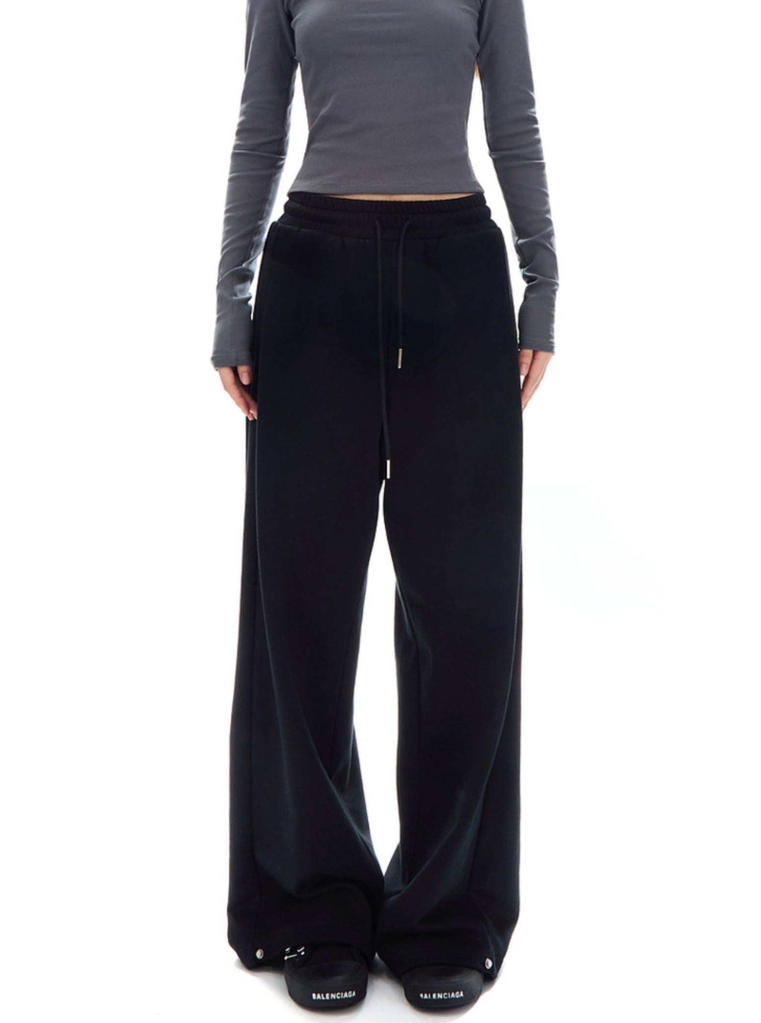 Relaxed Wide-Leg Sweatpants