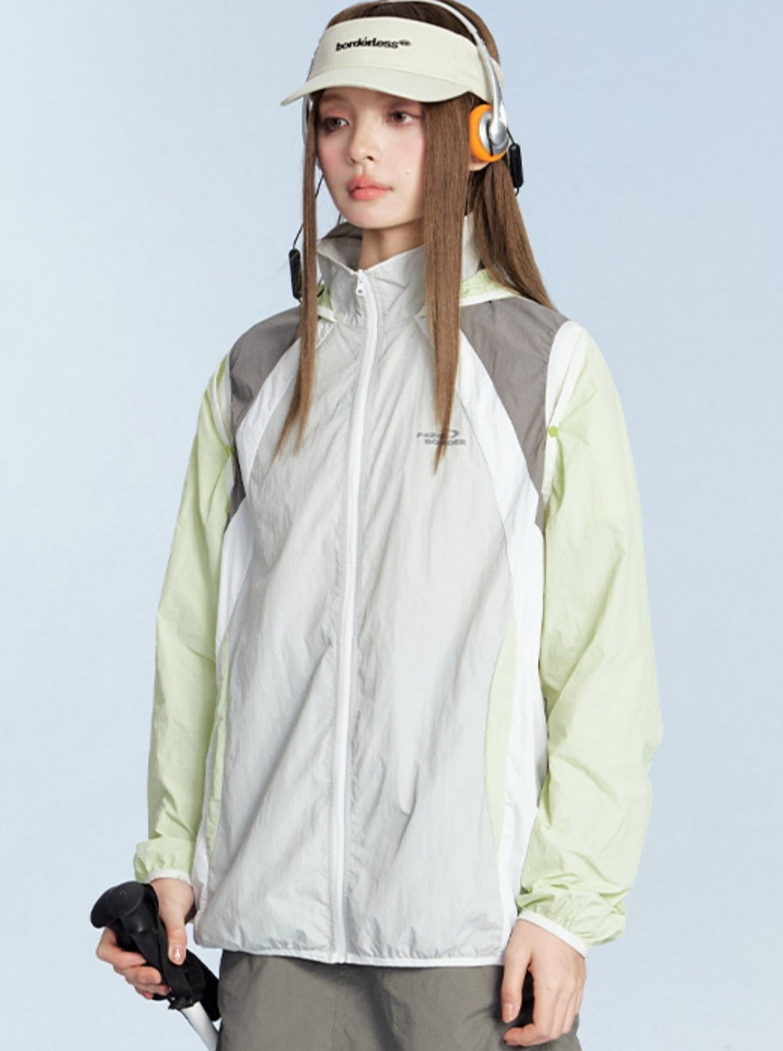 Jacket with Detachable Sunscreen Feature - chiclara