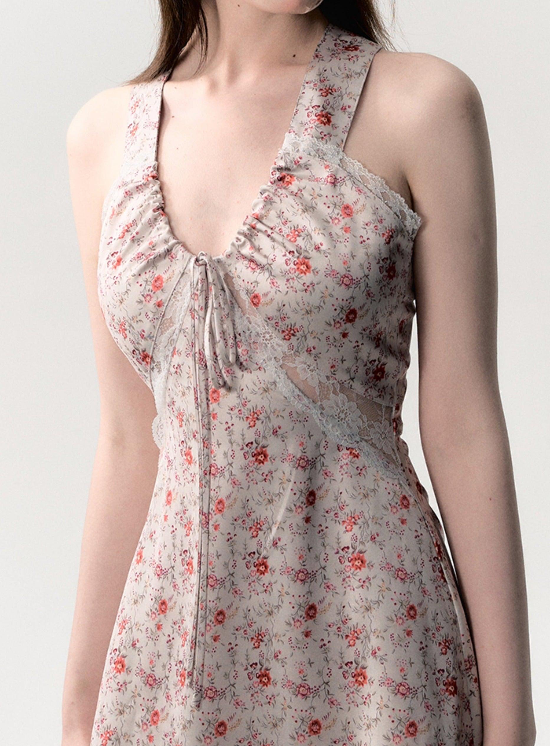 Floral Romance Button-Down Maxi Dress - chiclara