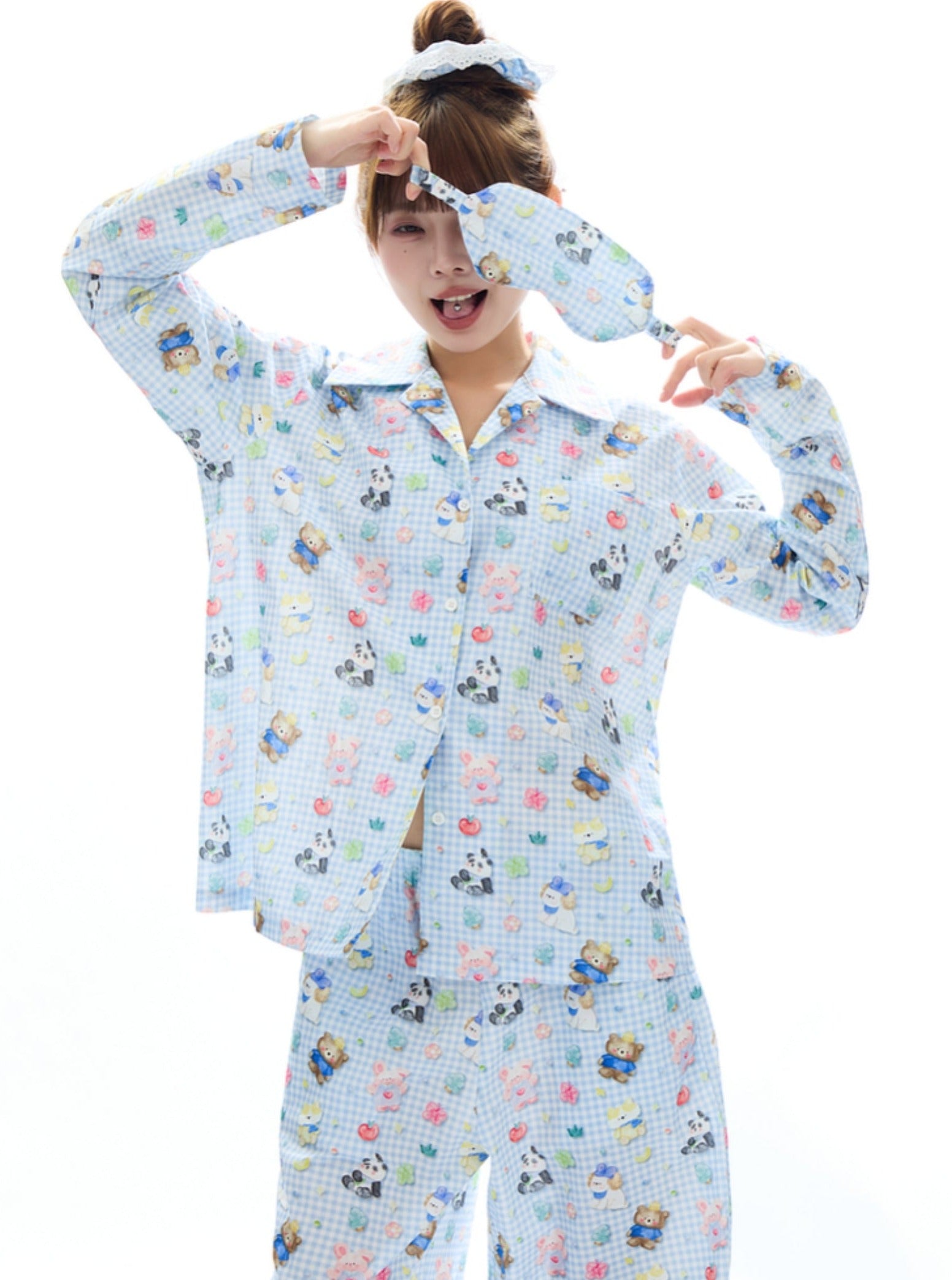 Sleepy Bear Puppy Pajamas Set