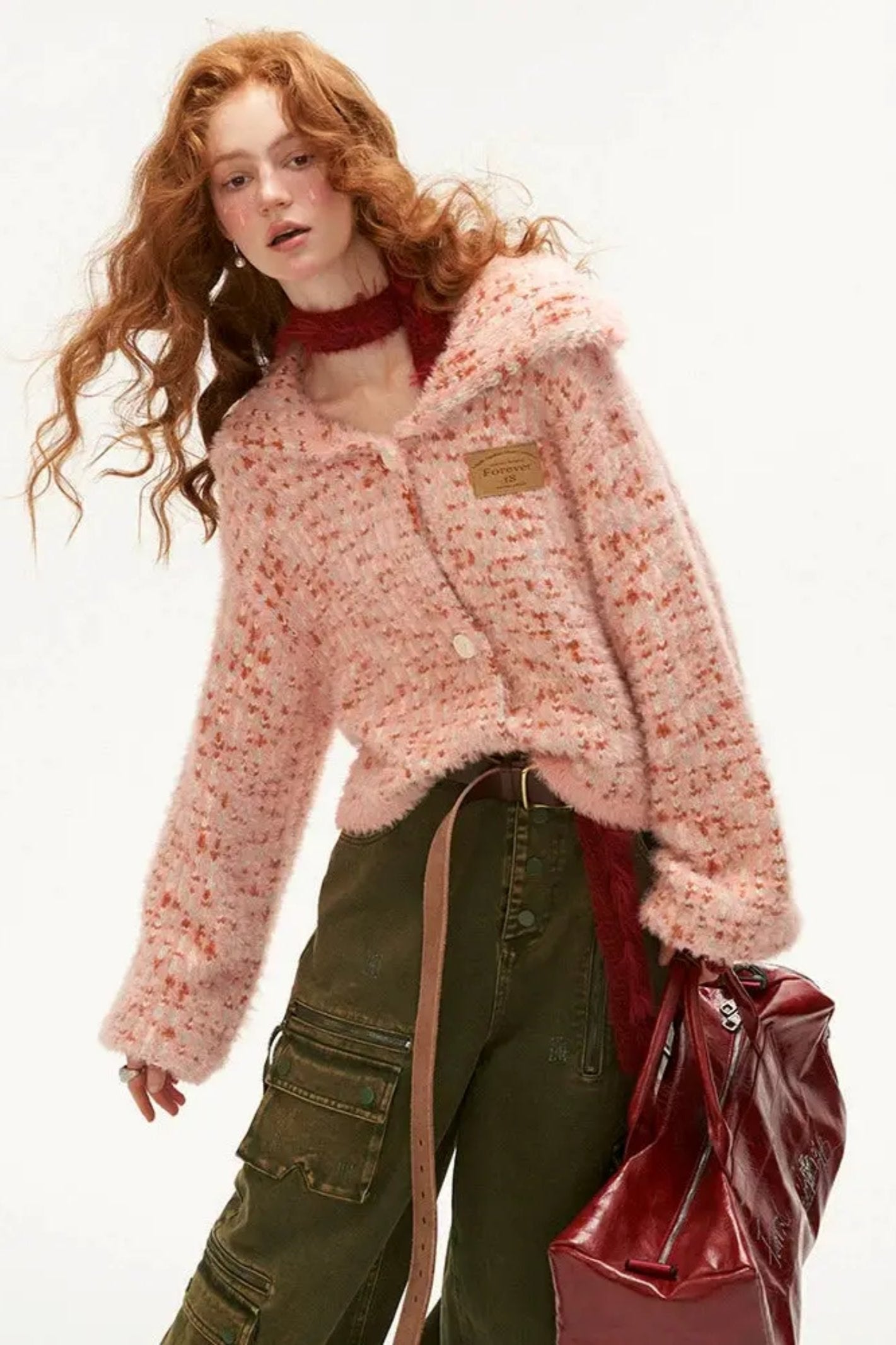 Fluffy Mohair Cardigan