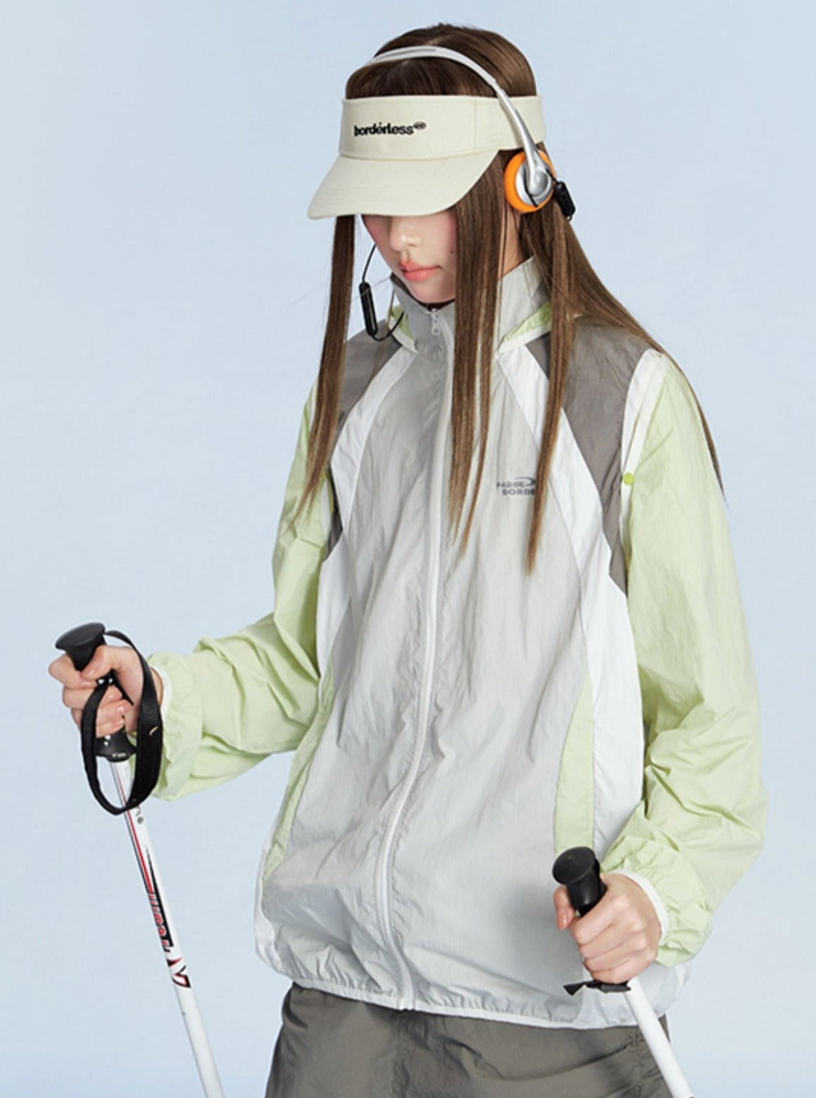 Jacket with Detachable Sunscreen Feature - chiclara