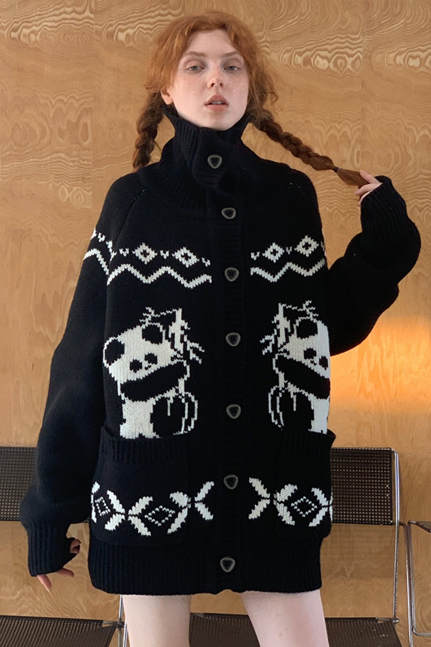 Panda Fair Isle Cardigan