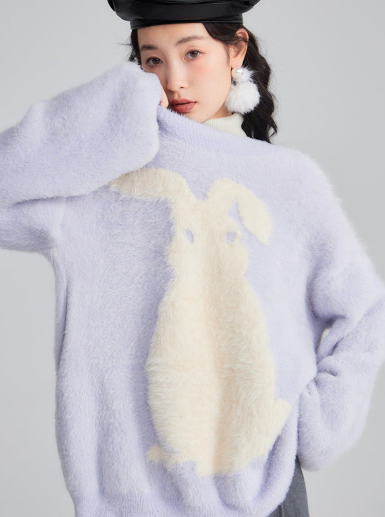 White Rabbit Mohair Winter Pullover