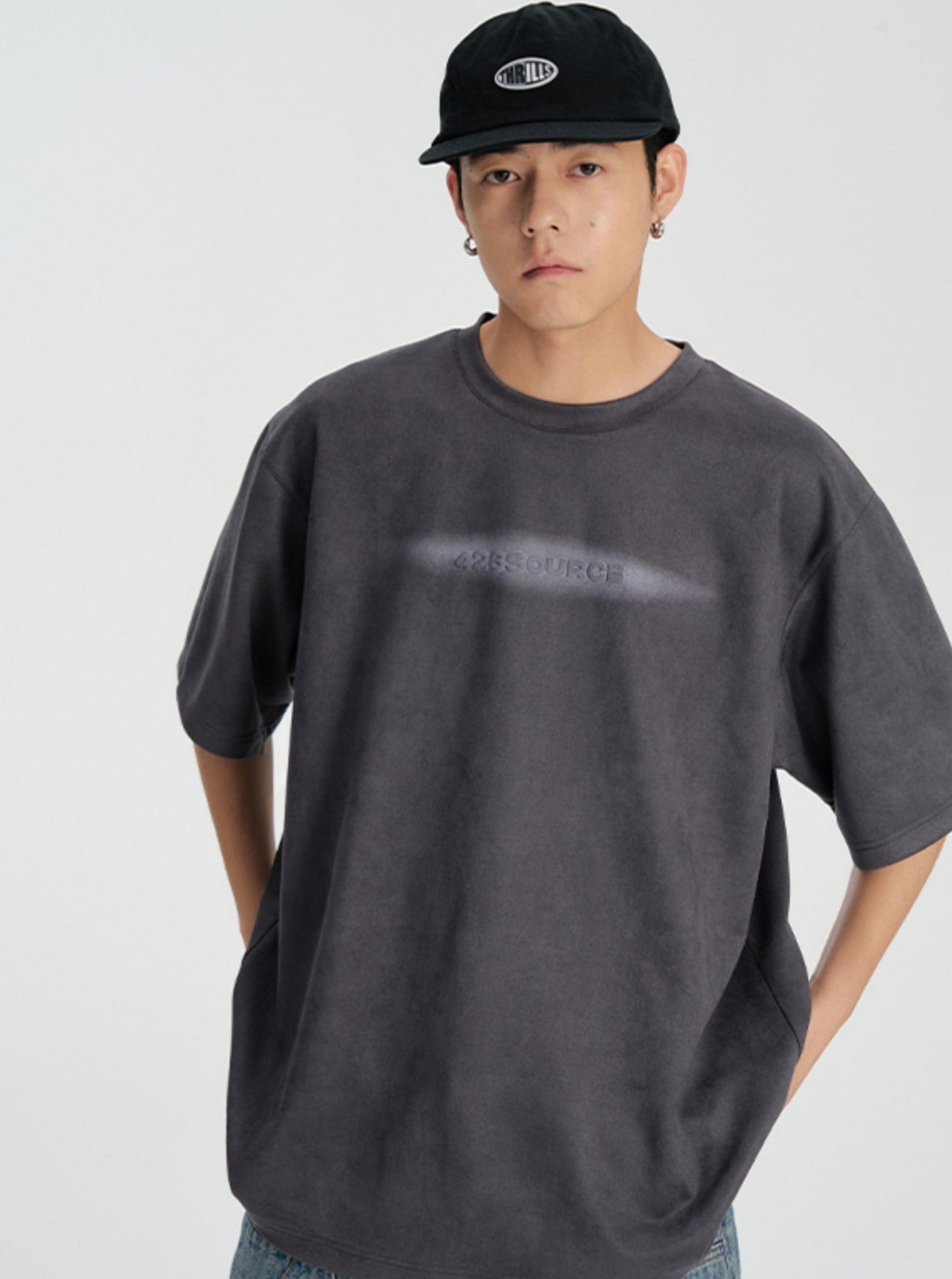 Gradient Style Hip Hop T-Shirt - chiclara