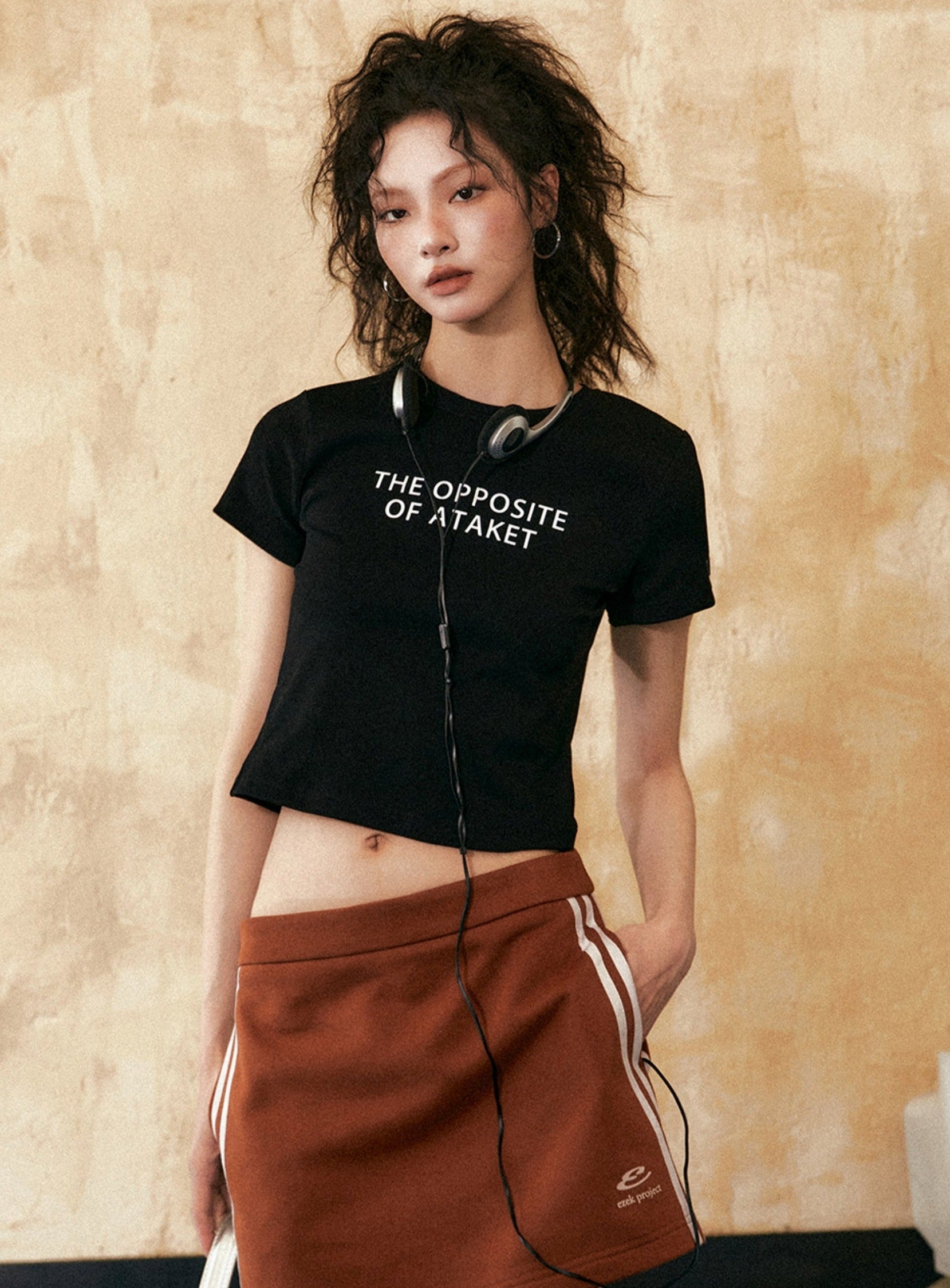 Casual Cropped T-Shirt - chiclara