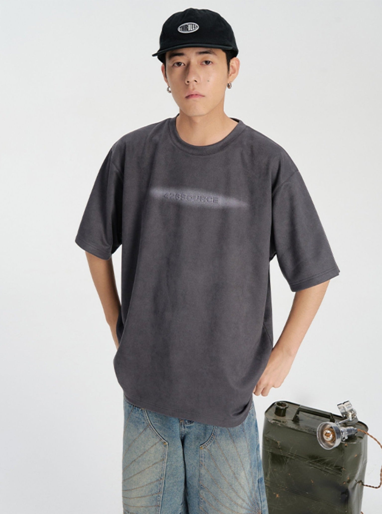 Gradient Style Hip Hop T-Shirt - chiclara