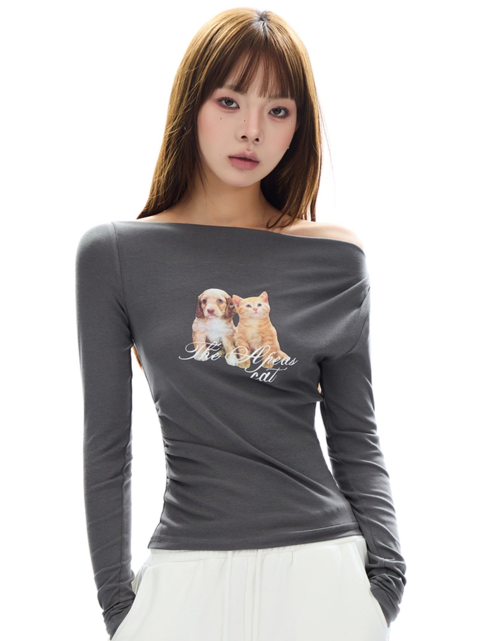 Pet Pals Off-Shoulder Tee