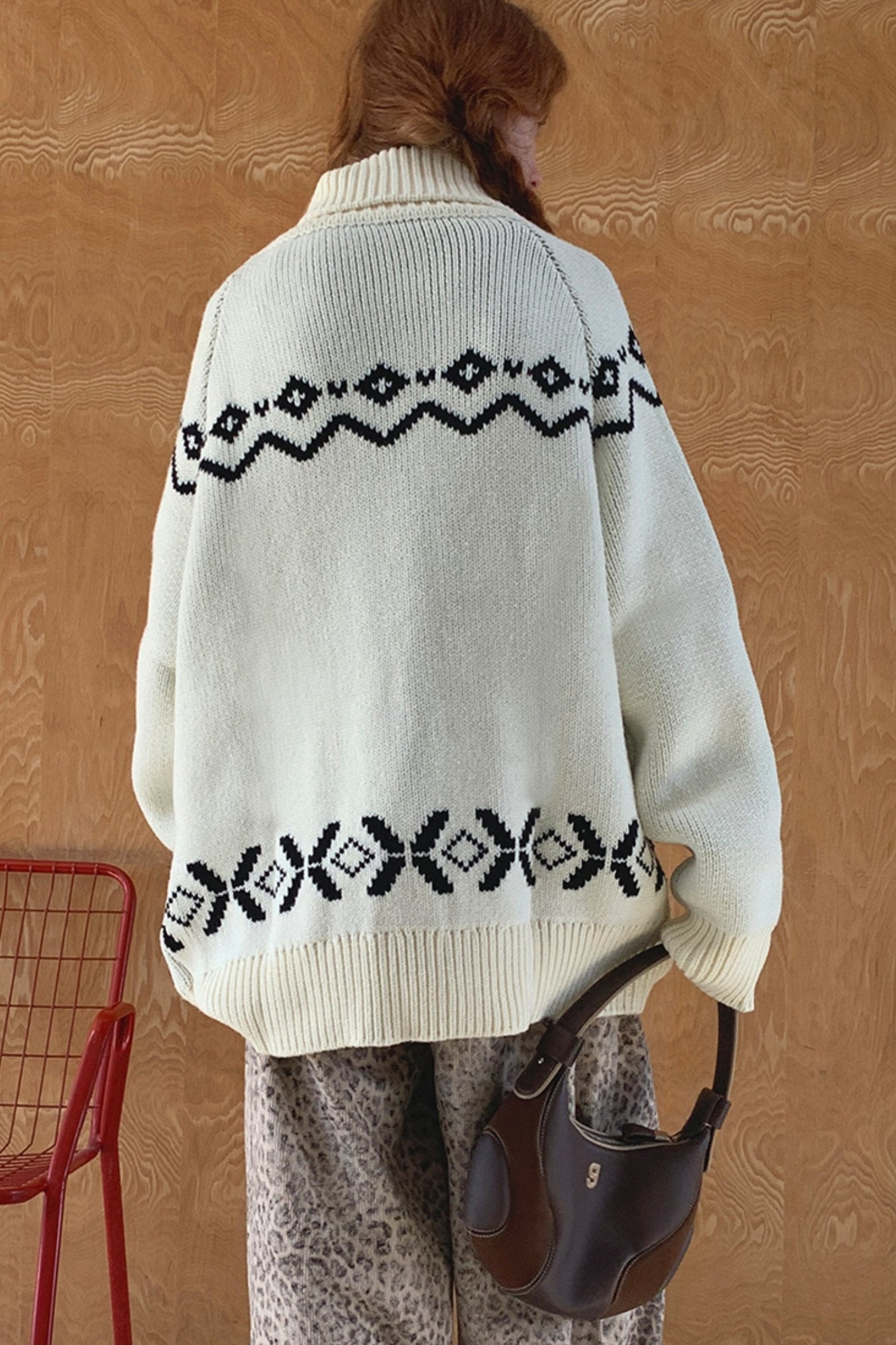 Panda Fair Isle Cardigan