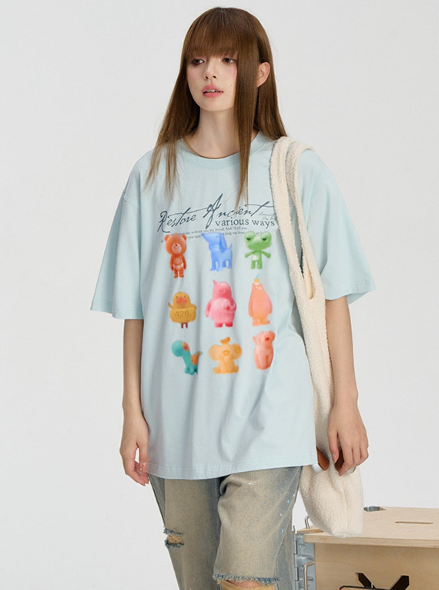 Gummies Print Summer T-Shirt - chiclara