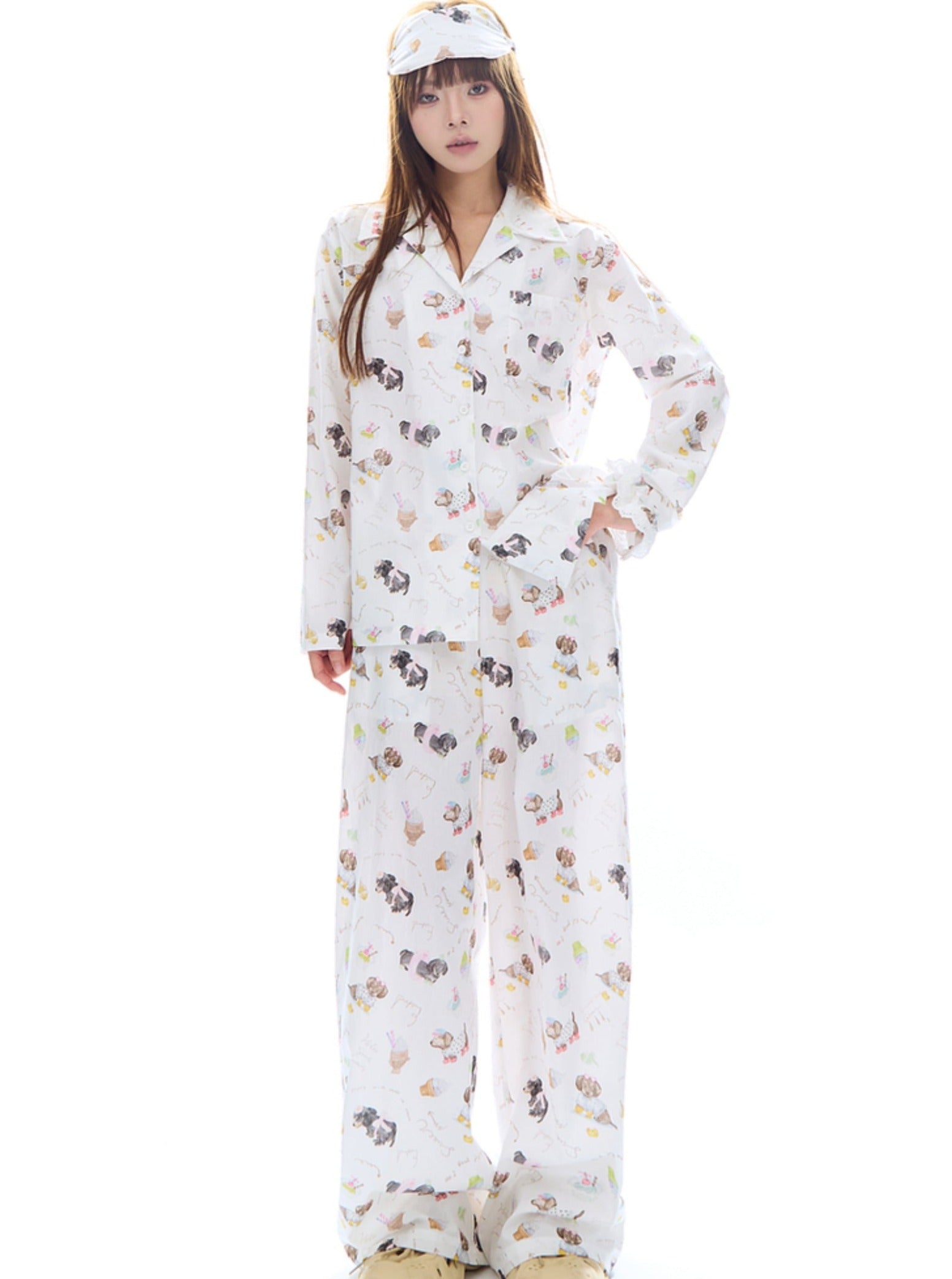 Sleepy Bear Puppy Pajamas Set