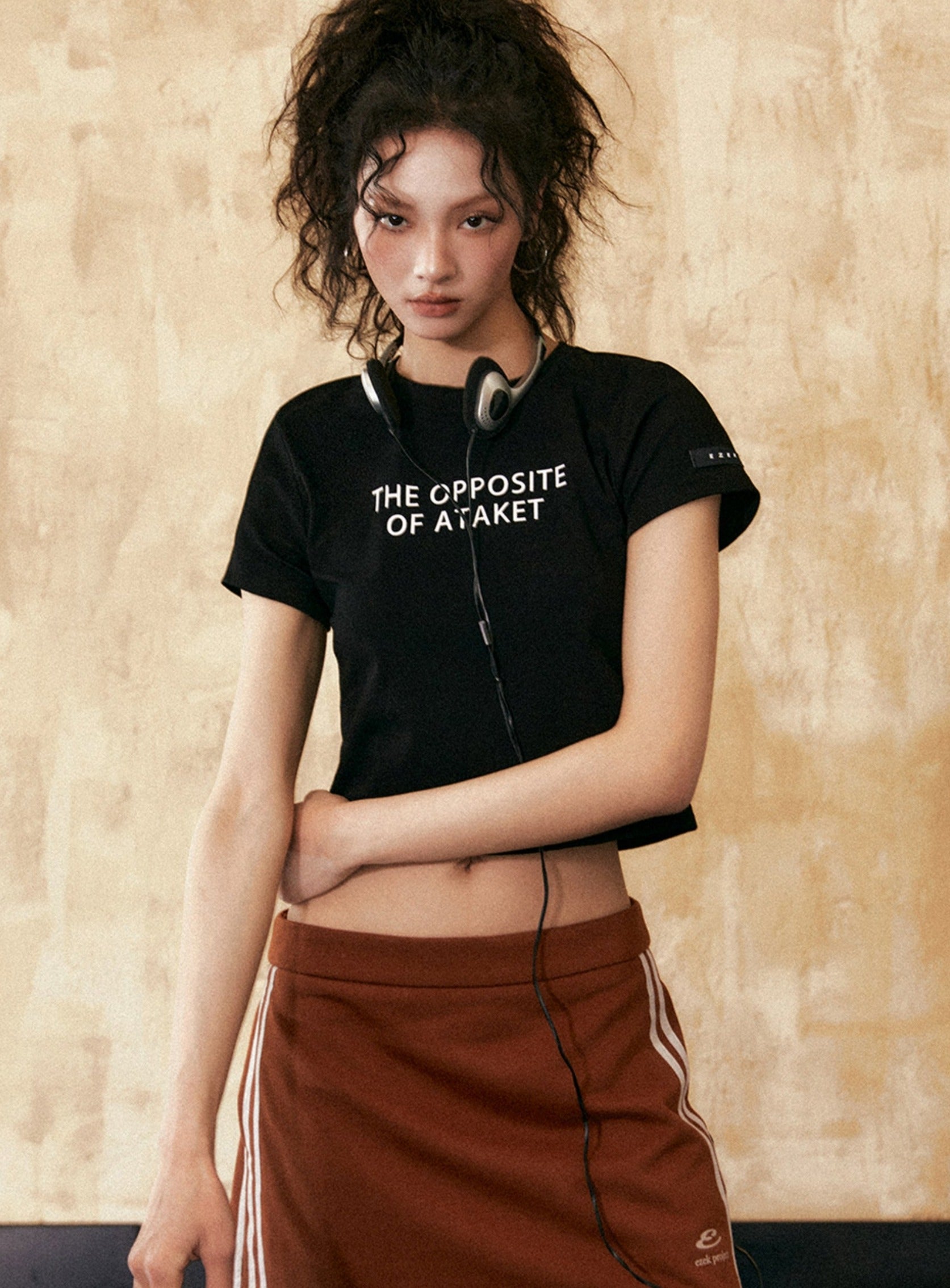 Casual Cropped T-Shirt - chiclara