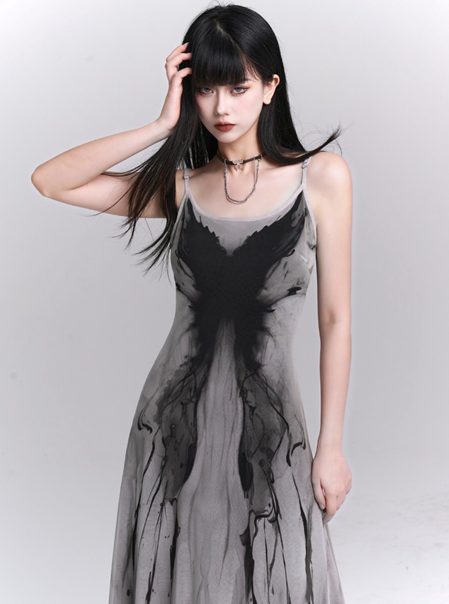 Vestido maxi de Splash Ethereal Ink Splash