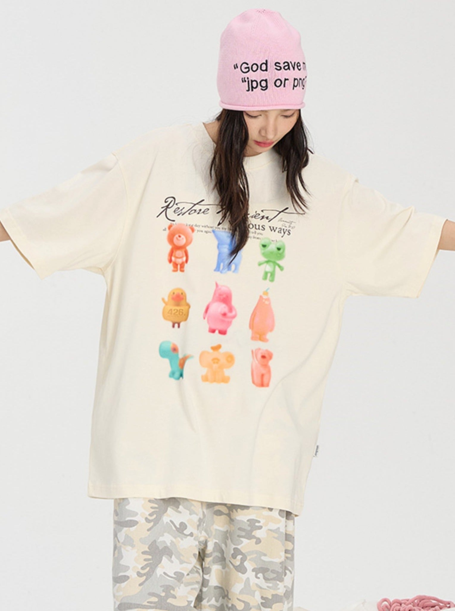 Gummies Print Summer T-Shirt - chiclara