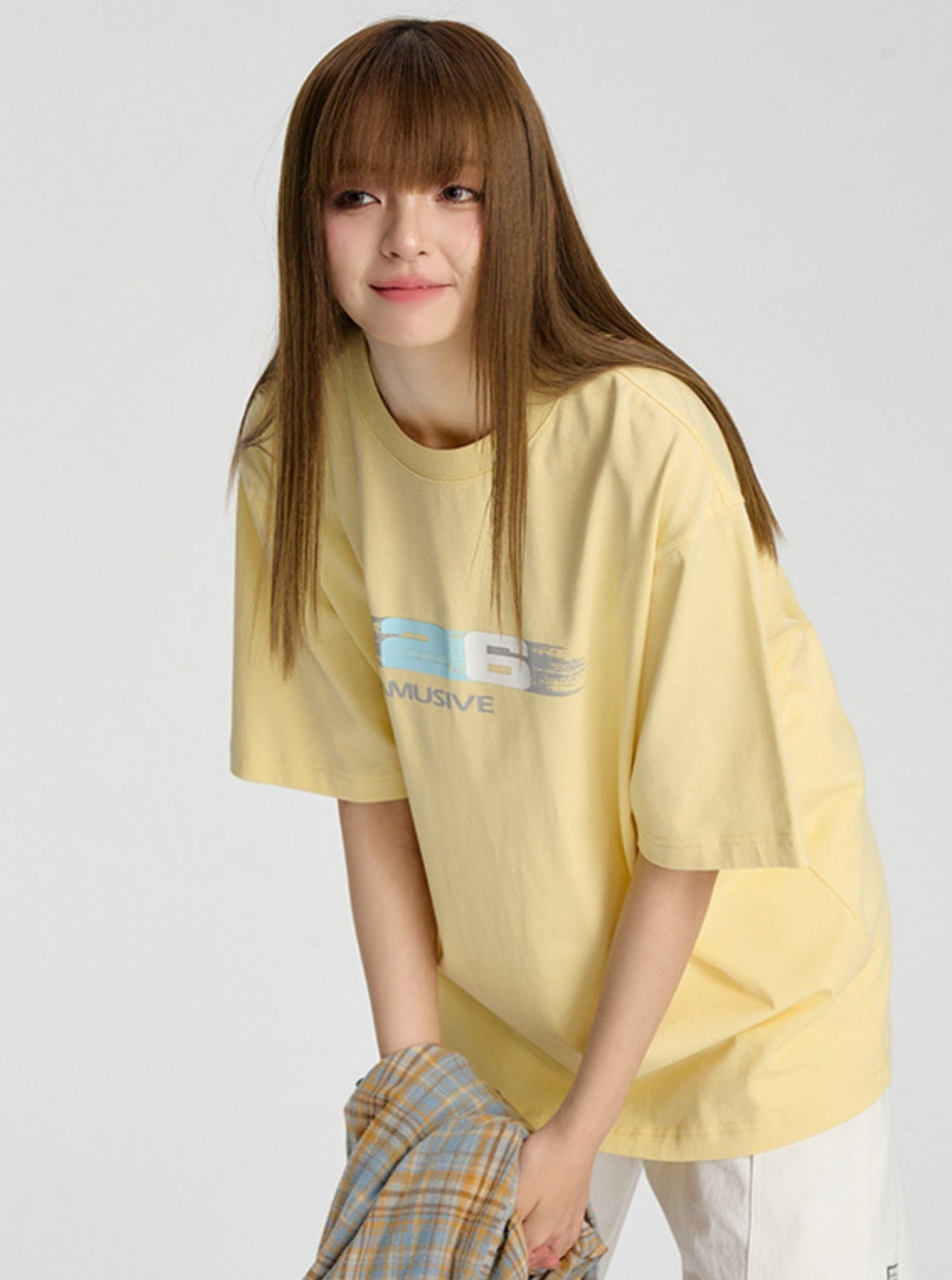 Hip Hop Bow T-Shirt in National Tide Fashion - chiclara