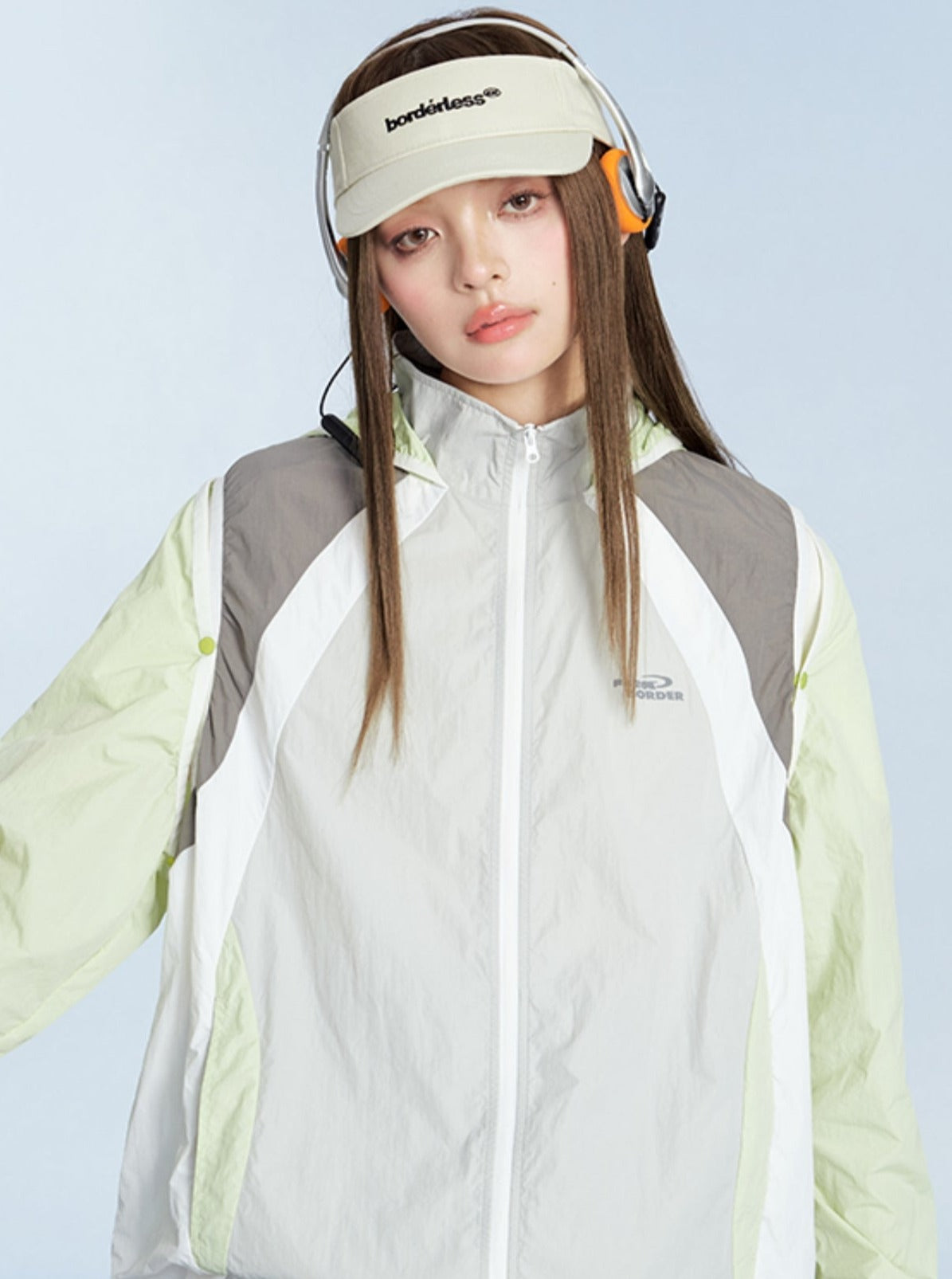 Jacket with Detachable Sunscreen Feature - chiclara