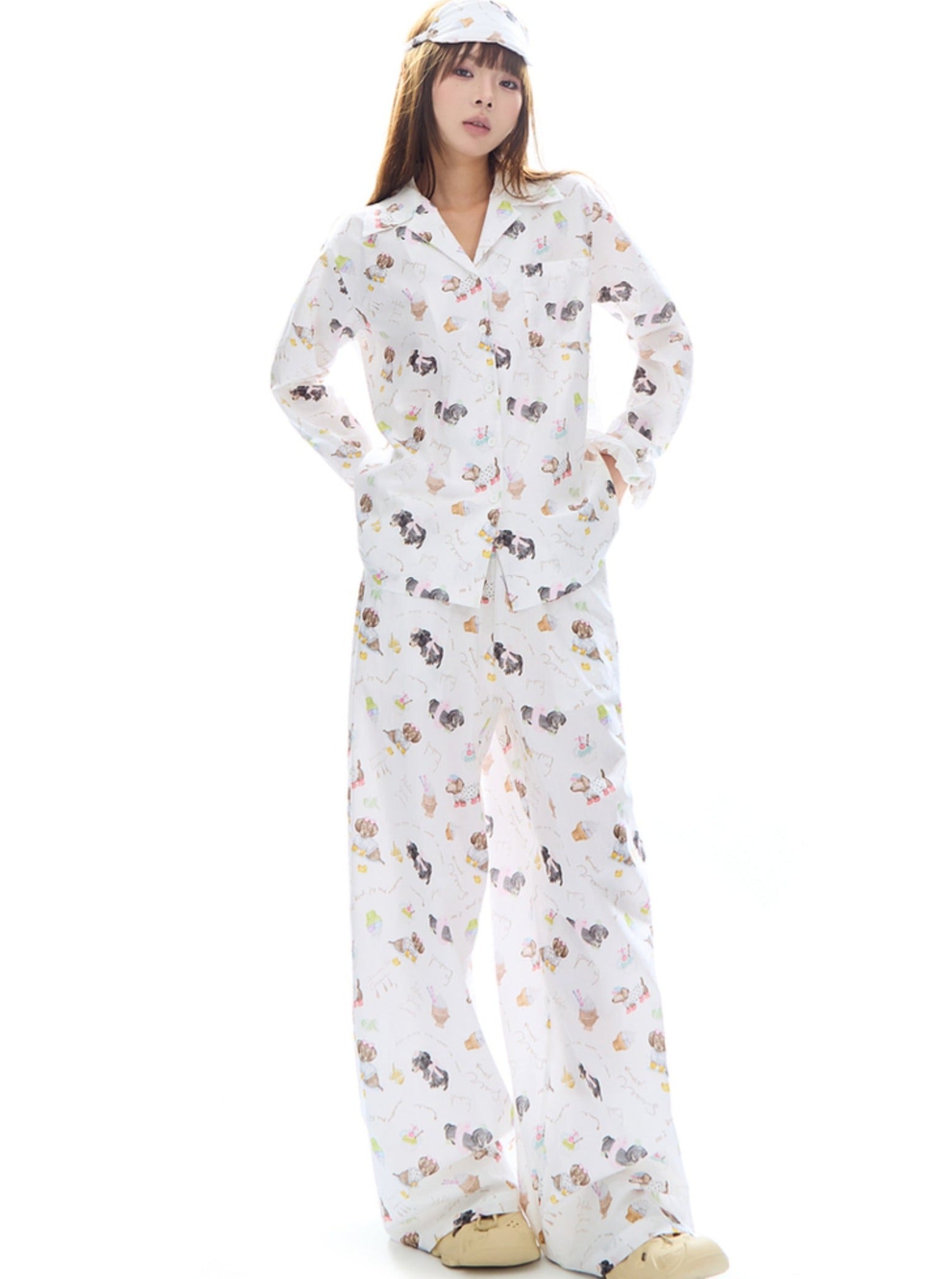 Sleepy Bear Puppy Pajamas Set