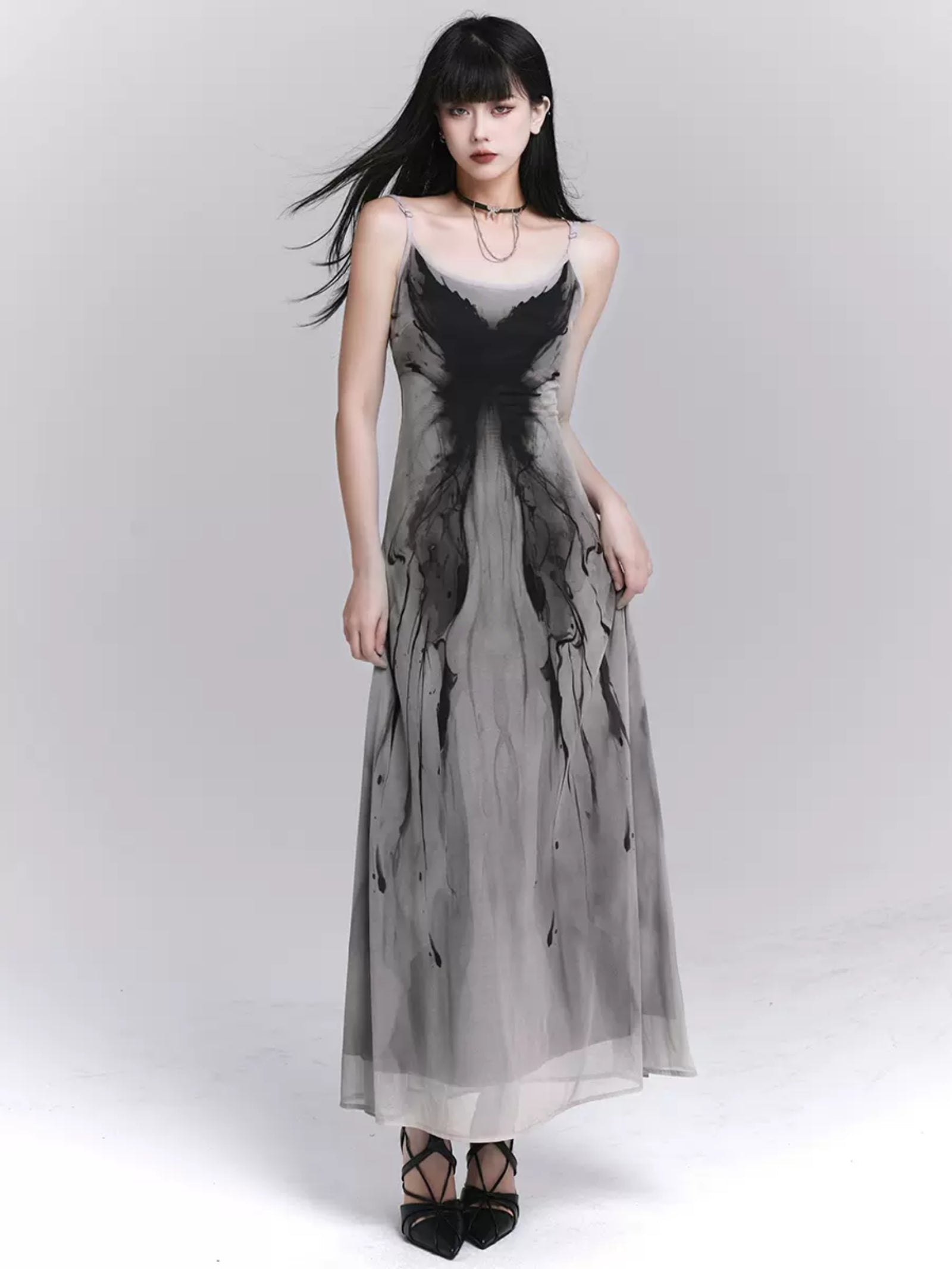 Vestido maxi de Splash Ethereal Ink Splash