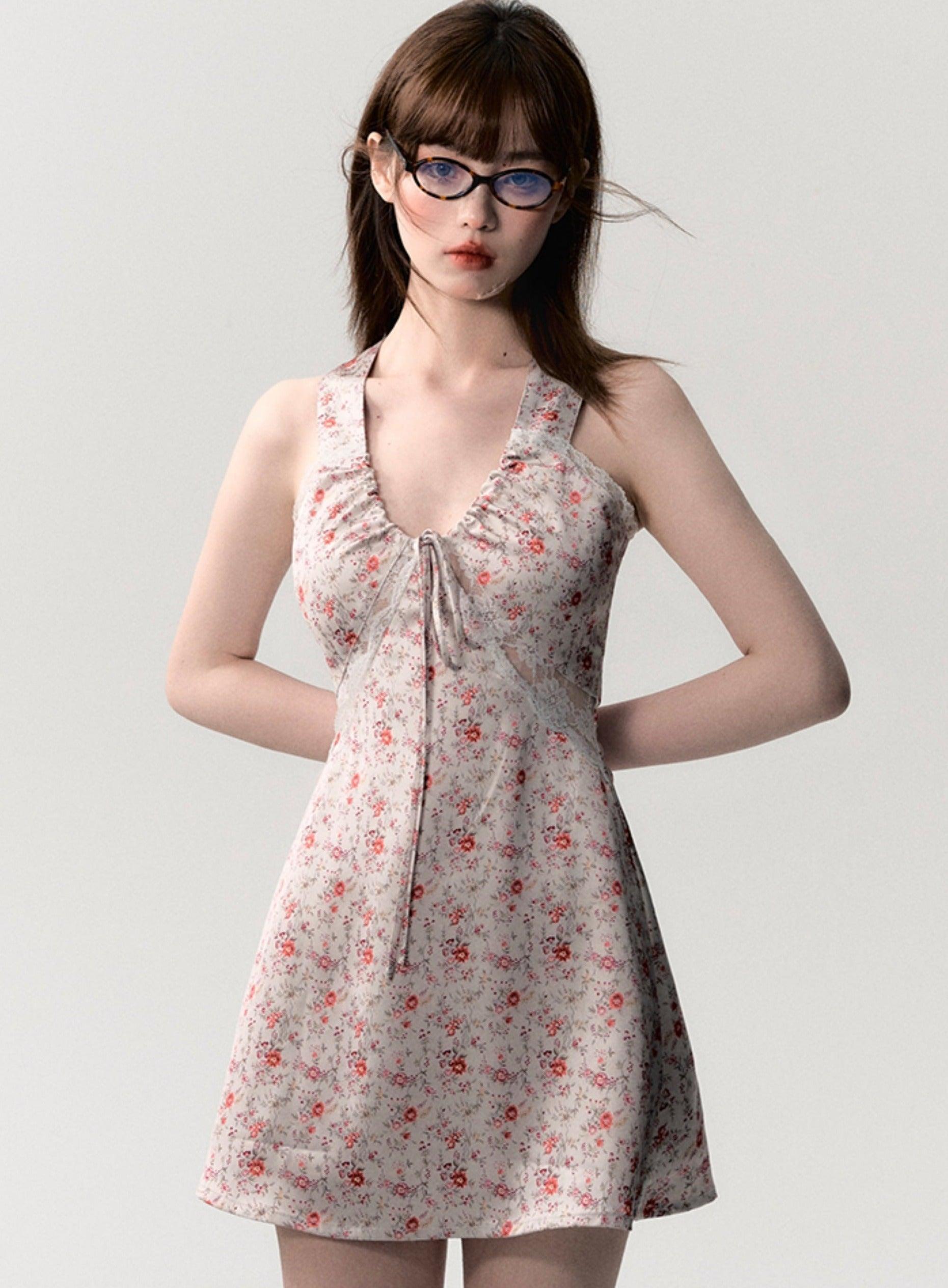 Floral Romance Button-Down Maxi Dress - chiclara